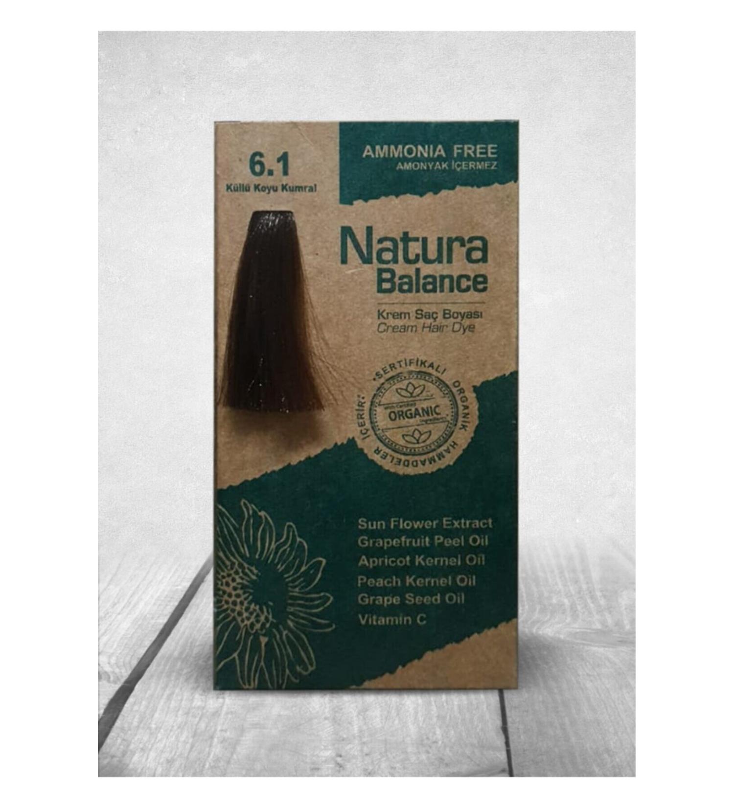 NATURABALANCE Ash Dark Blonde 6.1 60 ml Cream Hair Dye