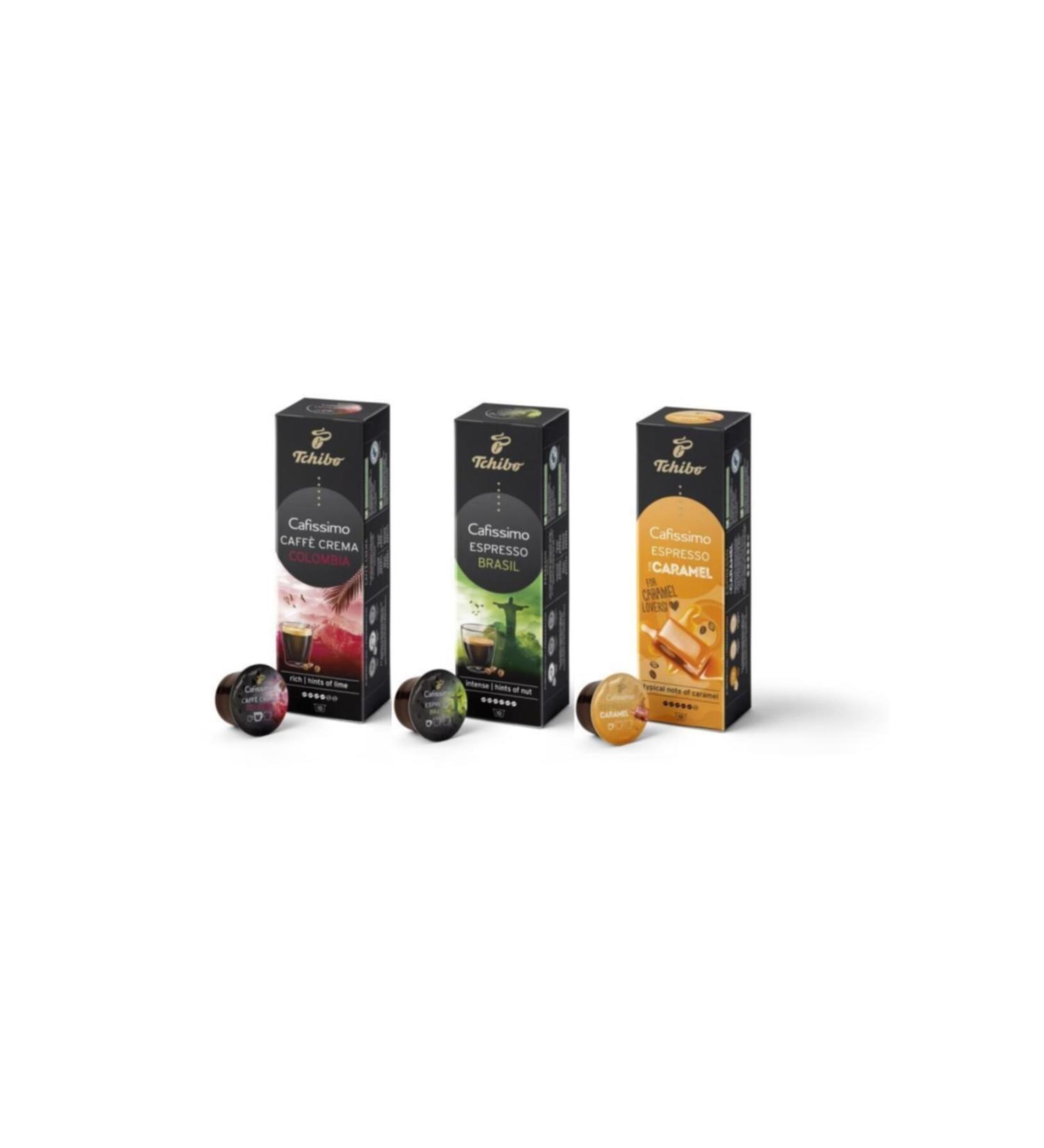 Tchibo Colombia - Brasil - Caramel Capsule Coffee Set of 3 - Buy Online on GoSupps.com