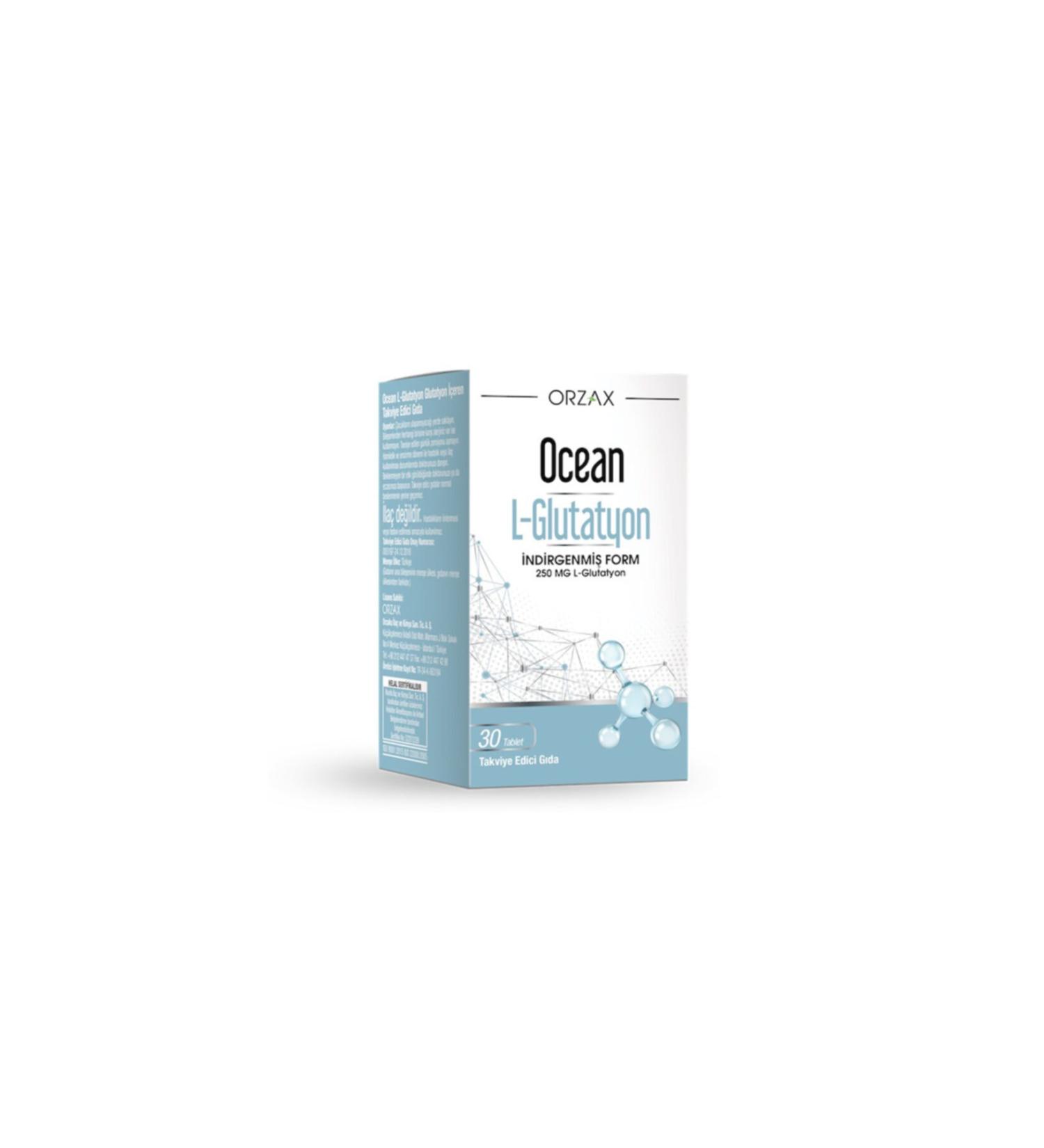 Ocean L-glutathione 250 Mg 30 Tablets
