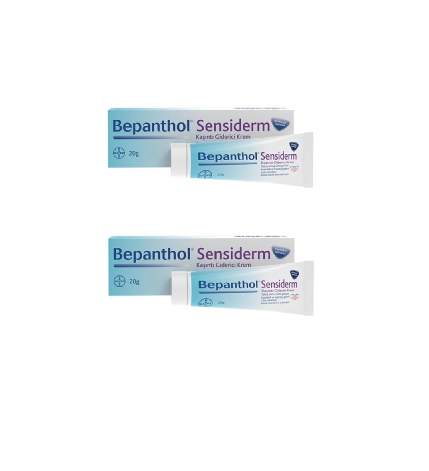 Bepanthol Sensiderm Itch Reliever and Skin Barrier Repair Care Cream 20 Gr X 2 Pieces