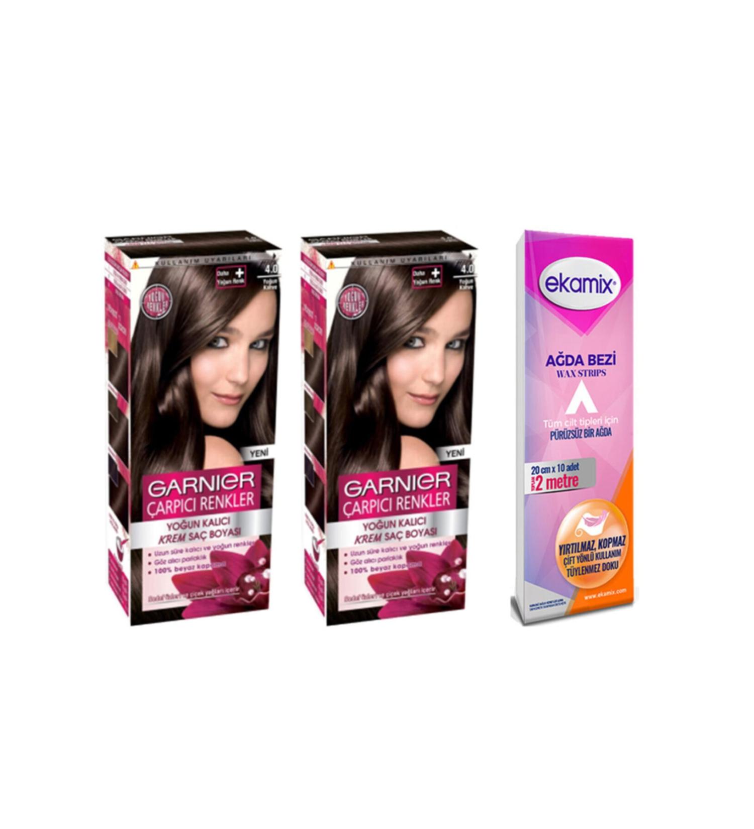 Garnier 4.0 Intense Brown Striking Colors Paint 2 Pieces