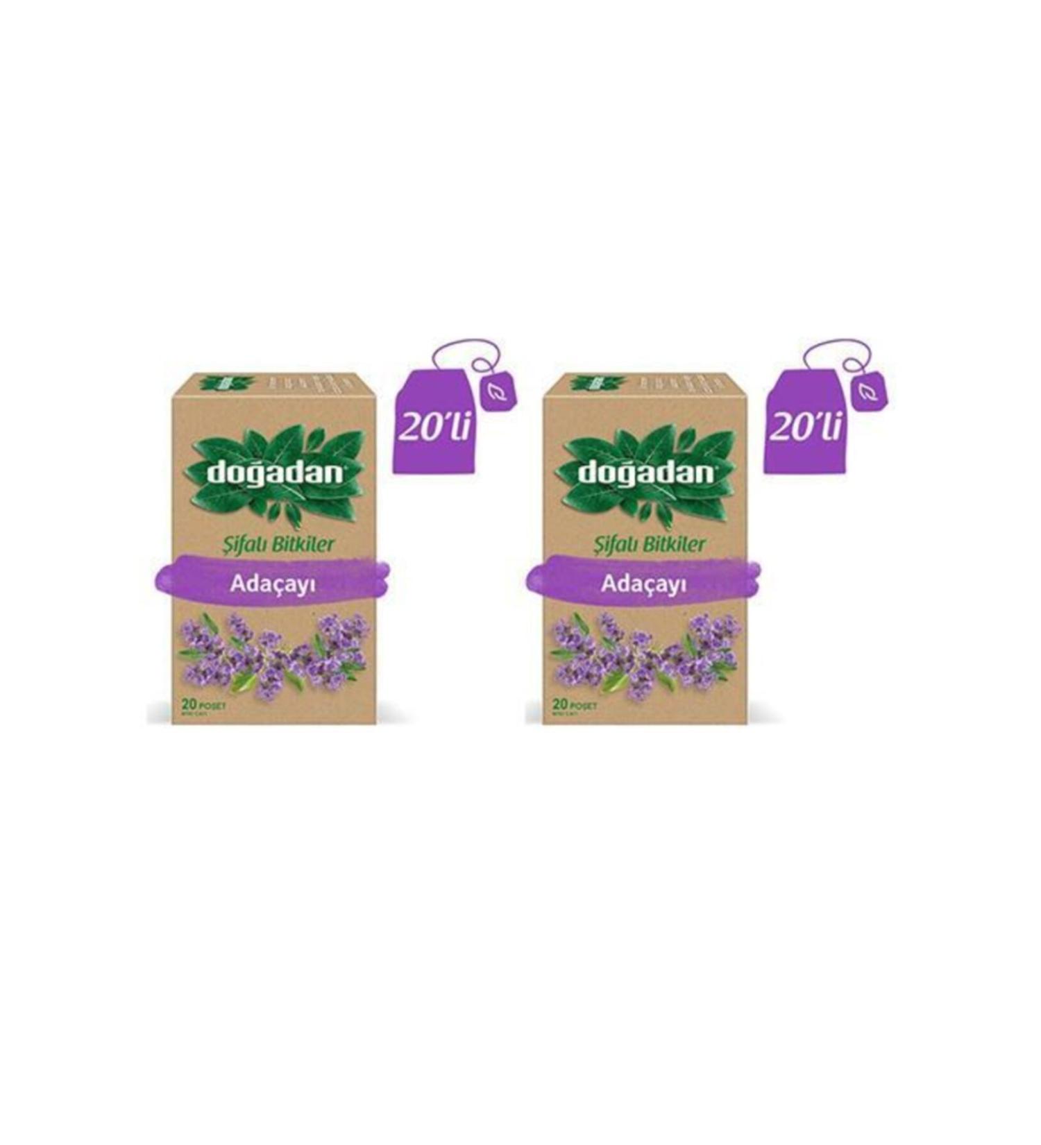 Do adan Sage Herbal Tea Bags 20 - 2 Boxes