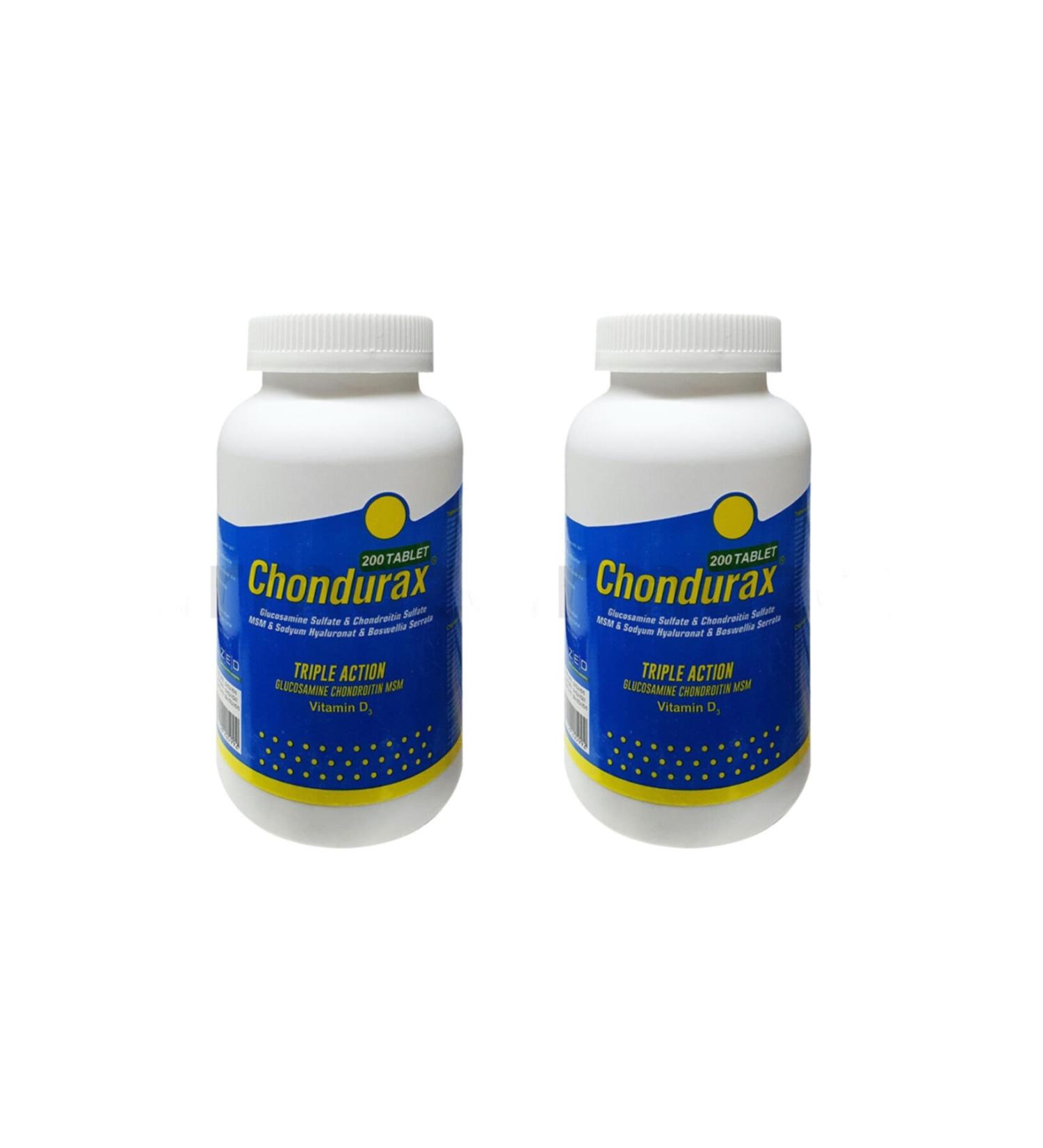 Chondurax Triple Action D3 Vitamin 200 Tablets X 2 Pieces