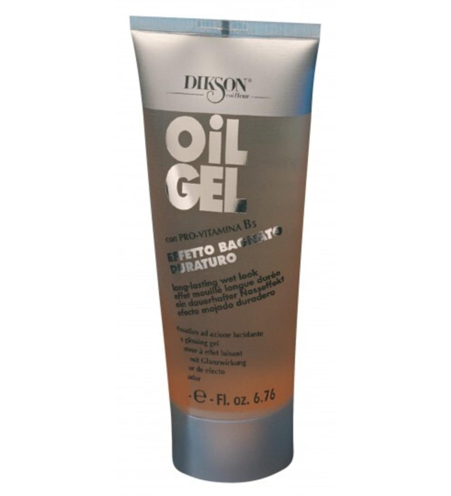 Dikson Wet Look Strong Hold Gel- Oil Gel 200 Ml