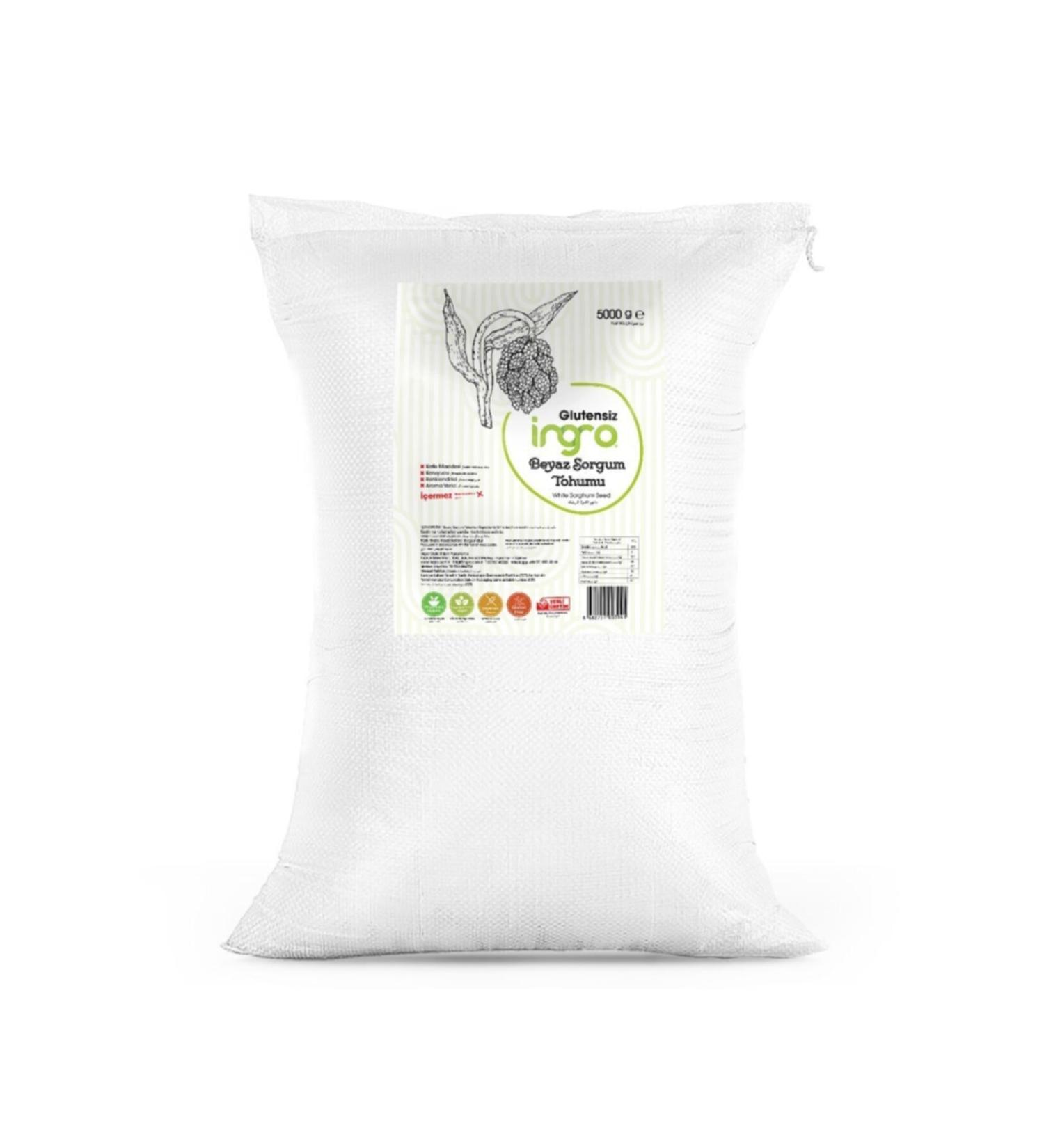 Ingro Ingro Gluten Free White Sorghum Seed 5000 G