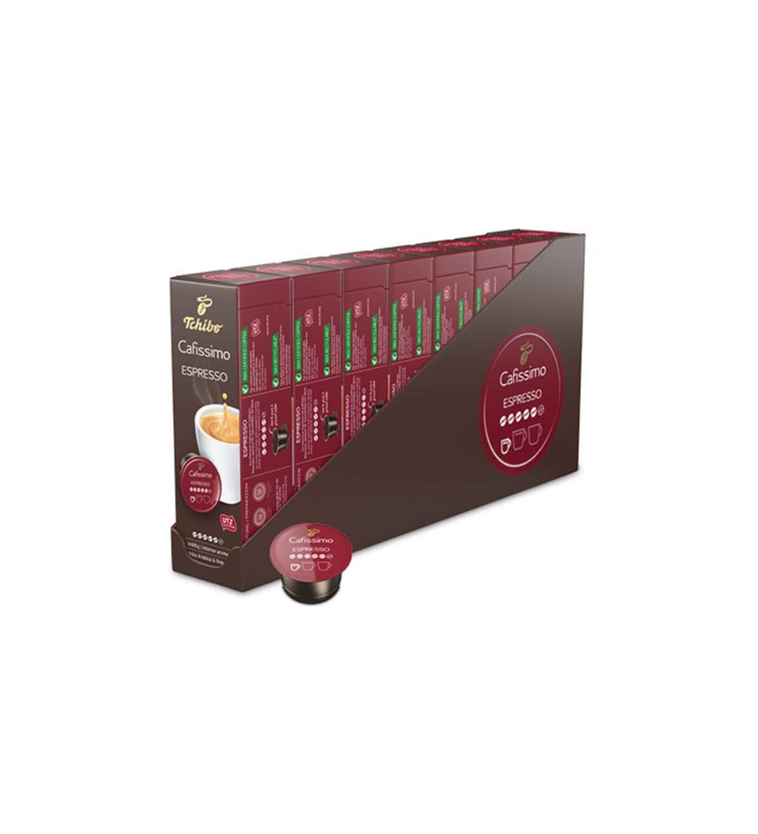 Tchibo Cafissimo Espresso Intense Aroma Capsule Advantageous Package 8x10 Pieces