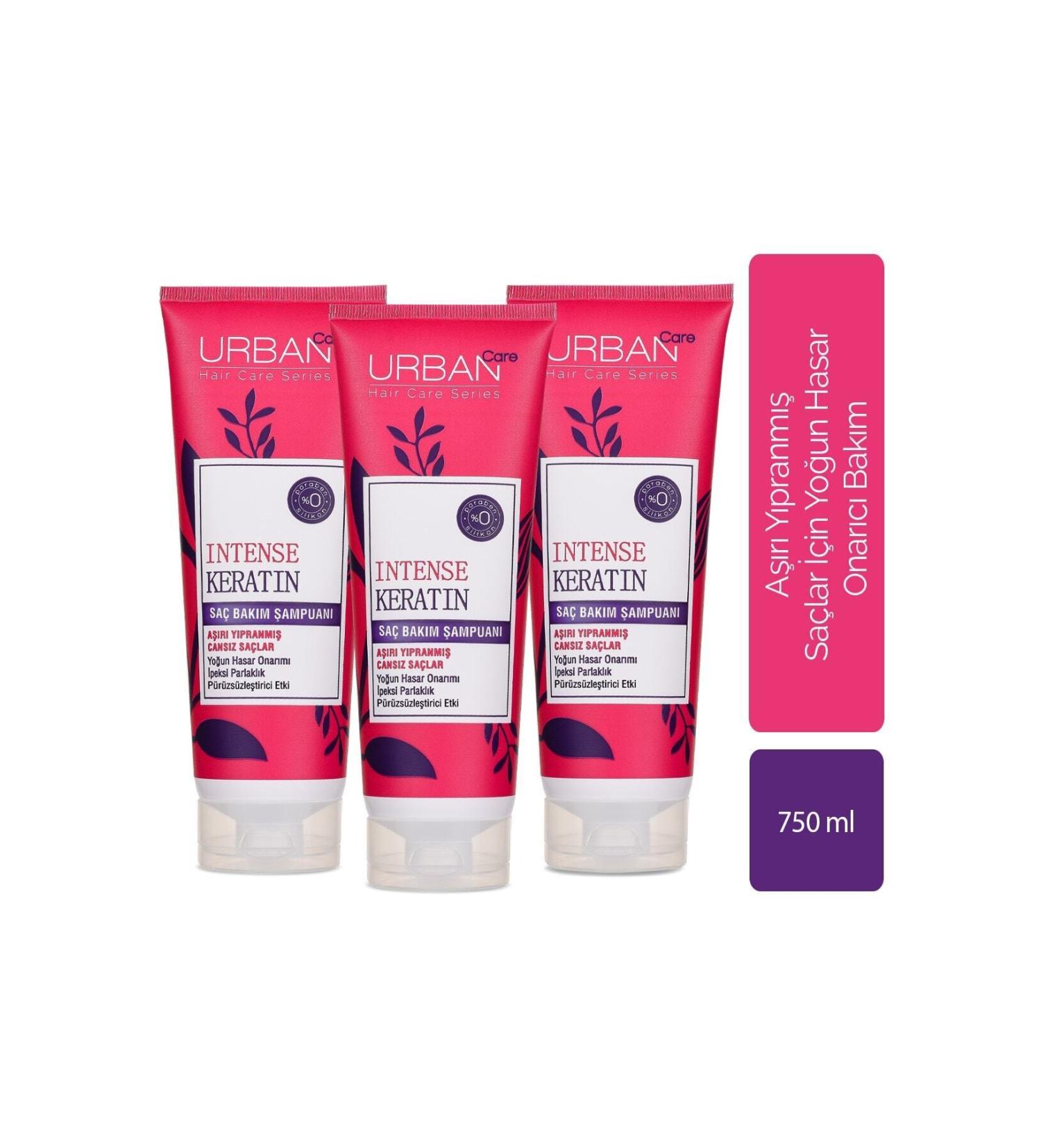 Urban Care Intense Keratin Hair Care Shampoo 3