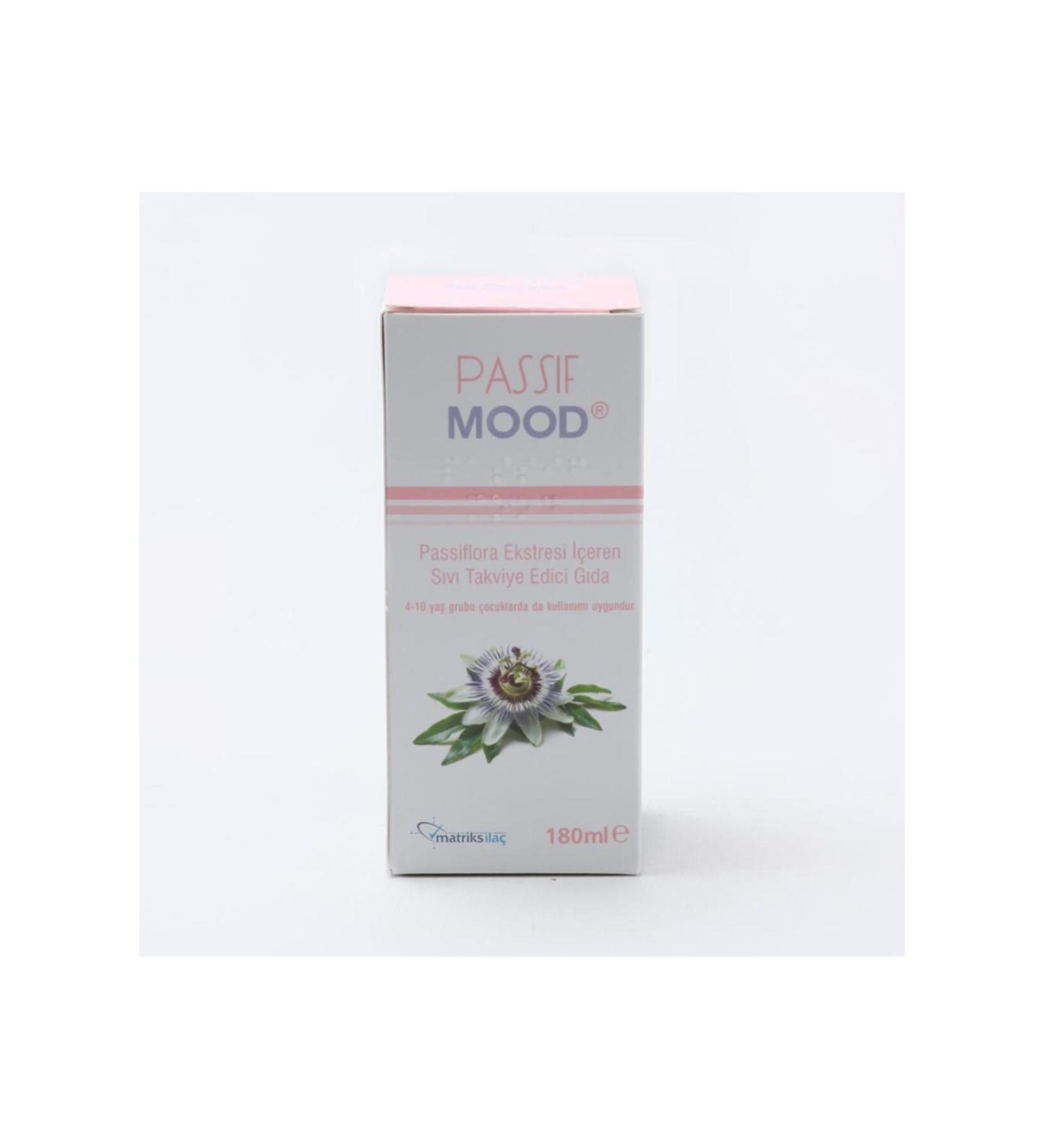 Passif Mood Syrup Containing Passiflora Extract 180 ml