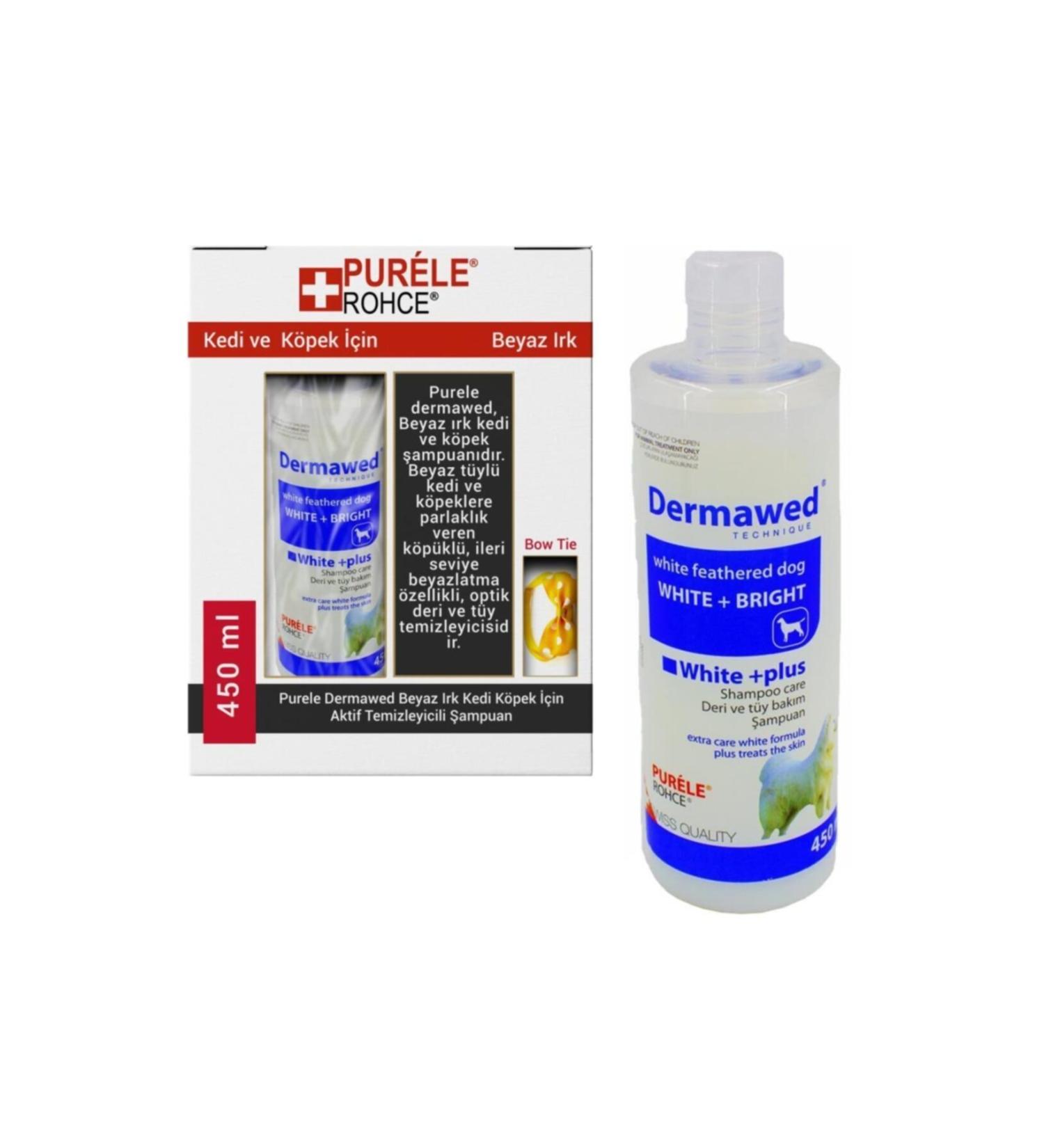 Purele Derma Creamy Dermatological White Cat and Dog Shampoo 450 Ml