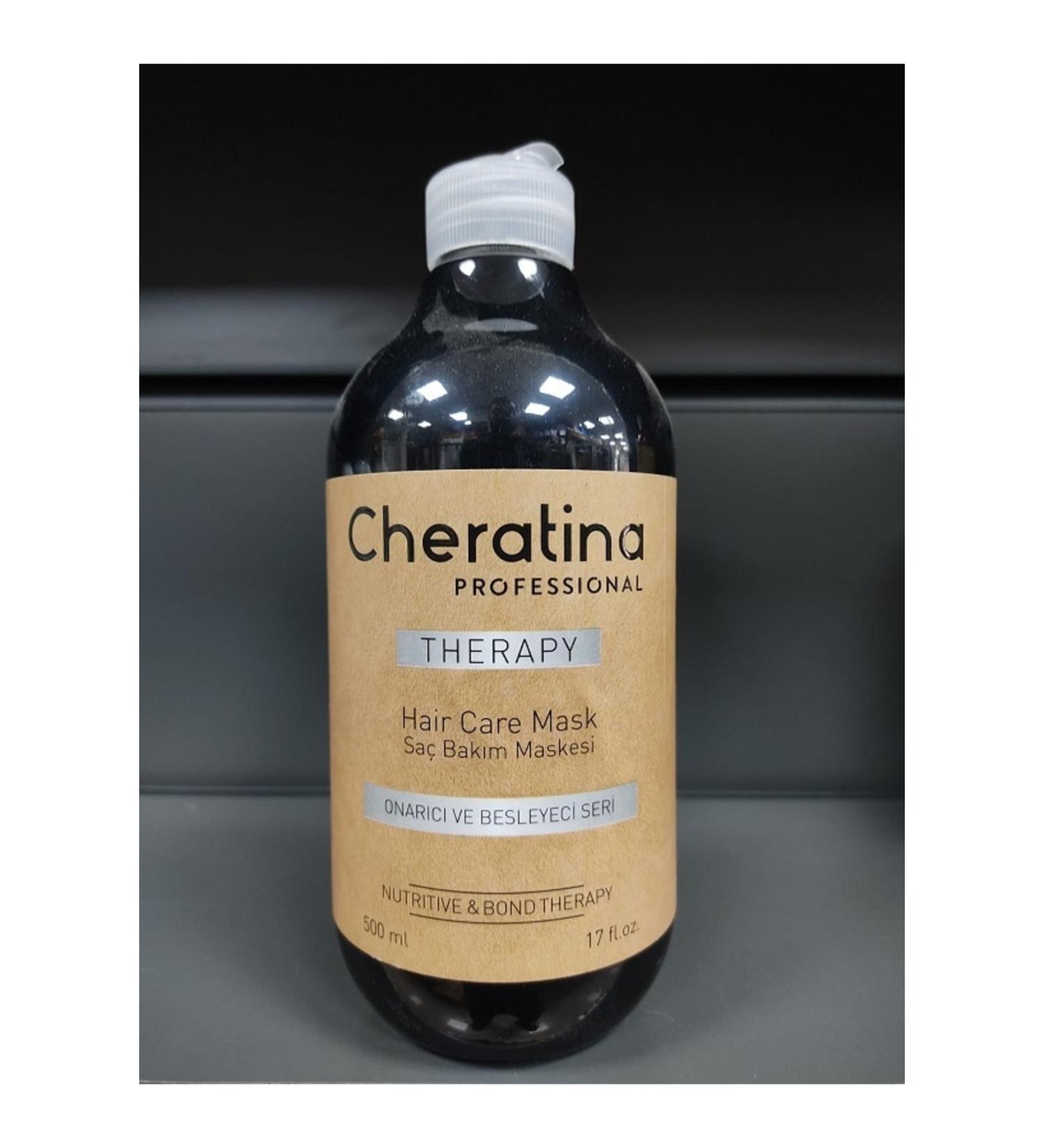 Cheratina Repairing and Nourishing Therapy Hair Care Mask 500 Ml . ozk16038