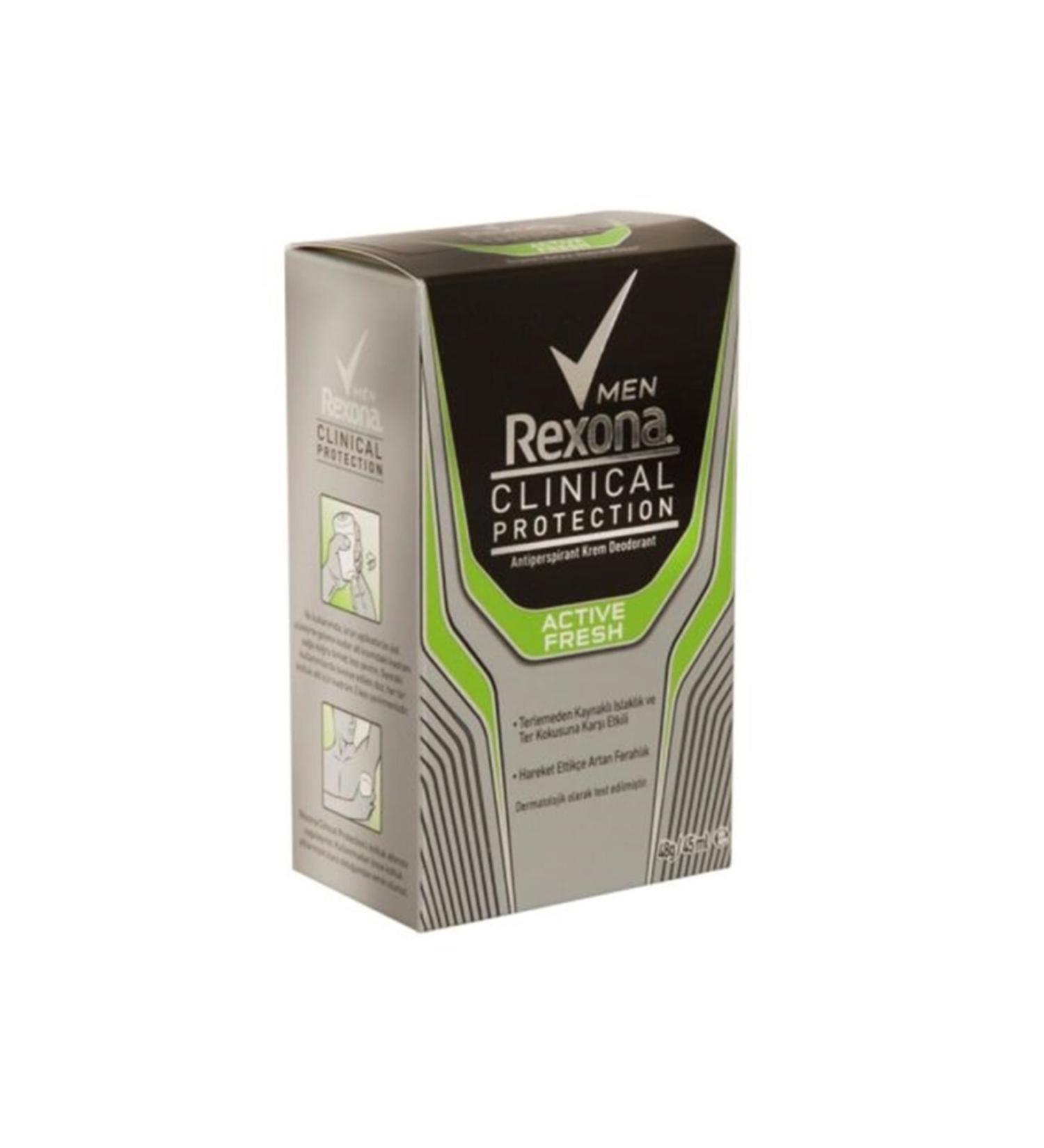 Rexona Men's Clinical Protection Deodorant Stick Active Fresh 45 Ml