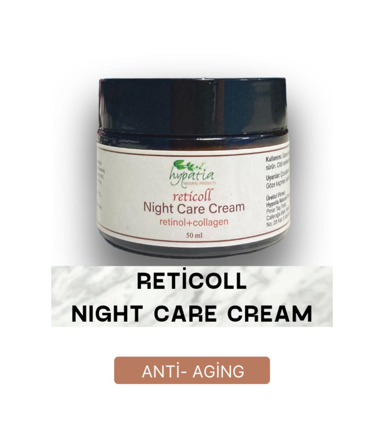 Hypatia Natural Products Reticoll Night Care Cream