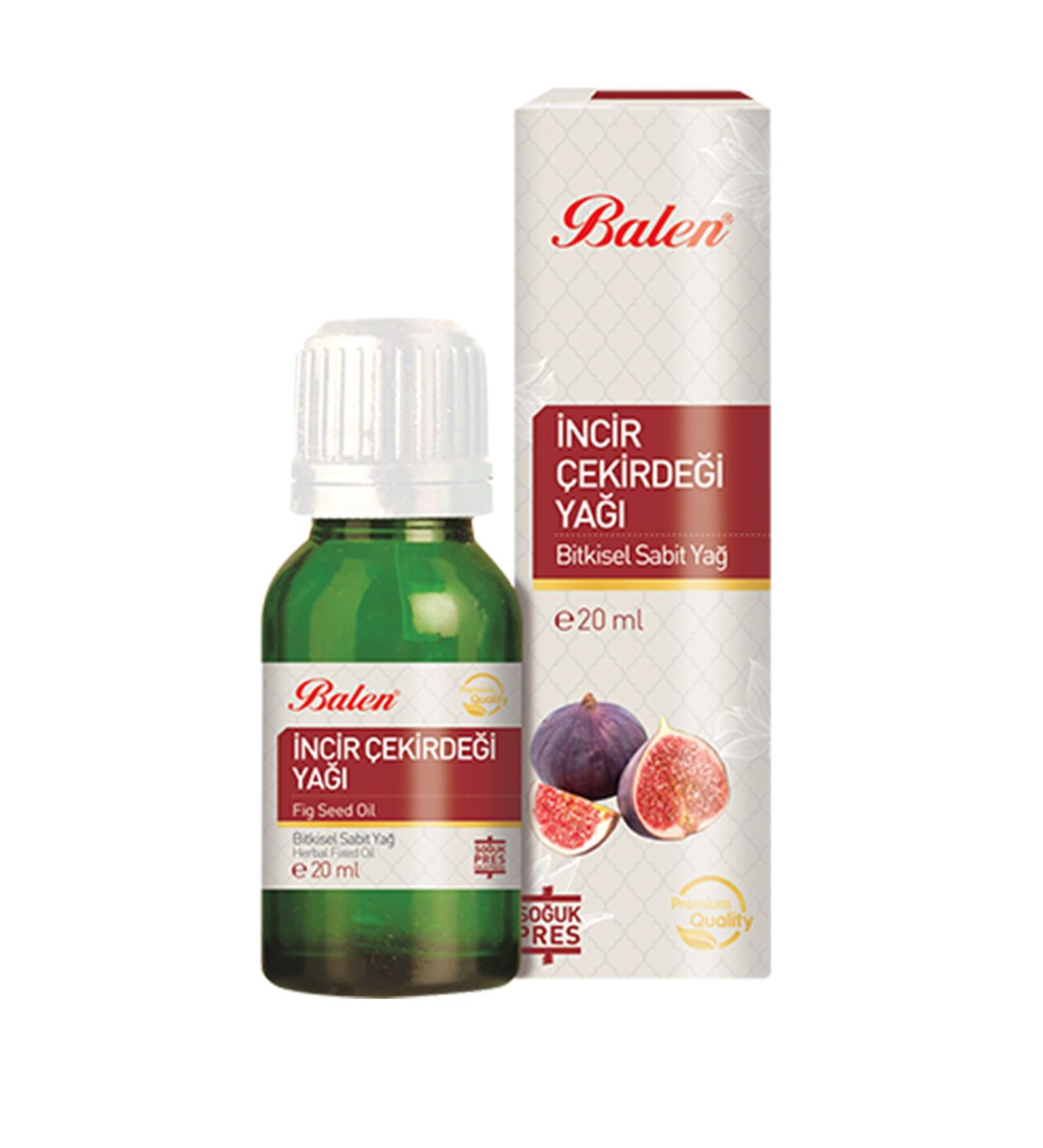 Balen Fig Seed Oil Natural Herbal Fixed Oil Drinkable Cold Press 20 Ml.