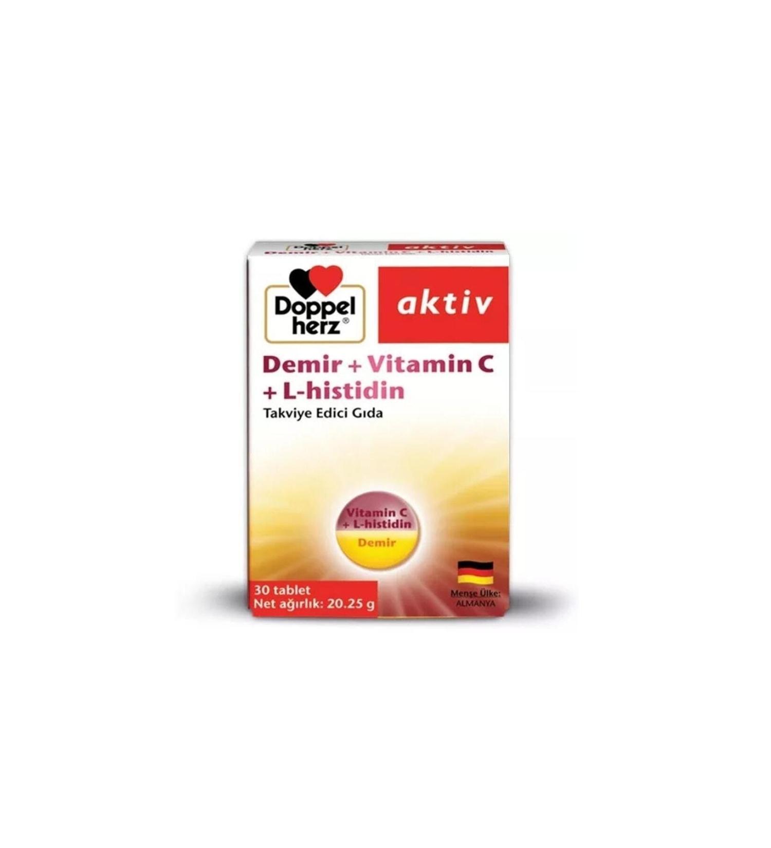 Doppelherz Active Iron Vitamin CL 30 Tablets