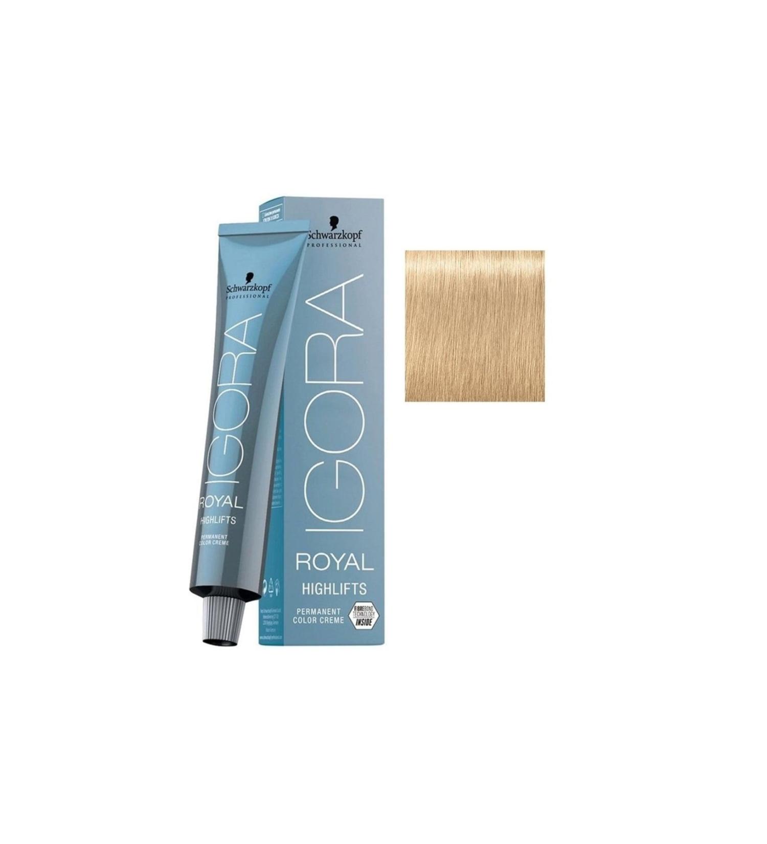 Igora 9 Pieces Royal Highlifts 10-4 Ultra Blonde Beige Hair Dye (original)