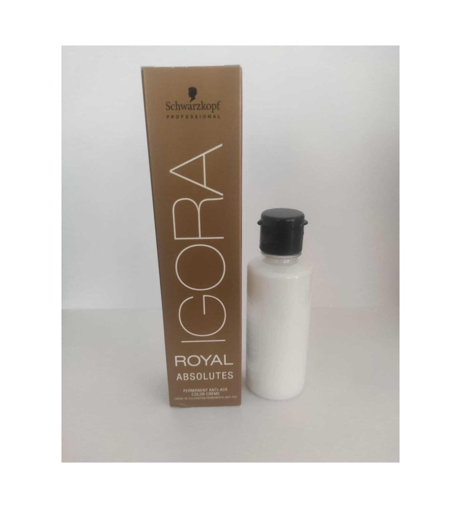 Igora Royal Absolutes 6-60 Dark Blonde Chocolate Natural Hair Dye + Oxidant (emulsion) (original)