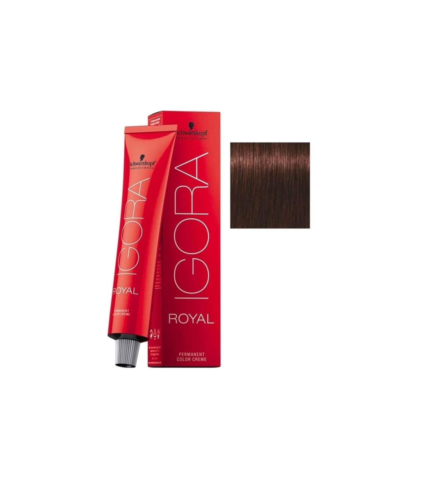 Igora 2 Pieces Royal 4-68 Coffee-Chocolate Red Hair Dye (original)