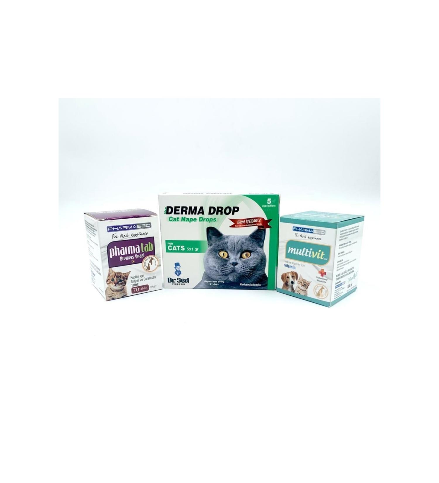 PharmaSed Cat Supplement and Care Set