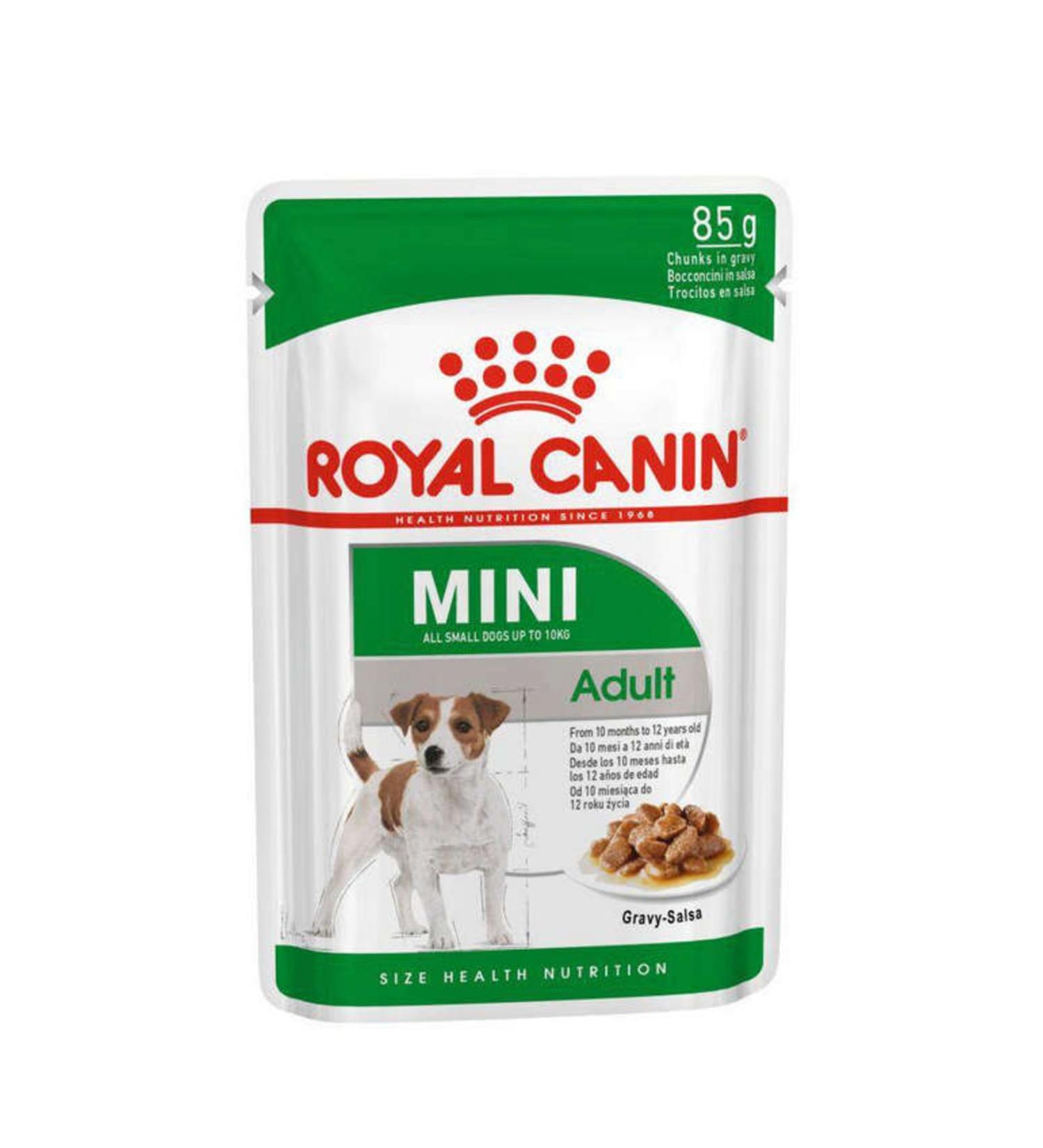 Royal Canin 6 Pieces Mini Adult Pouch 85 Gr Food