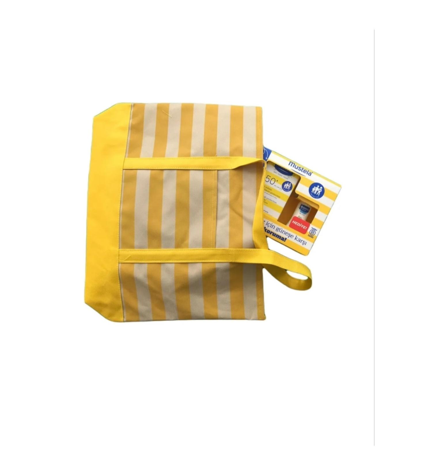 Mustela Spf50+ Very High Factor Sun Lotion 100 Ml + Hydrabebe Body Lotion 50 Ml + Beach Bag