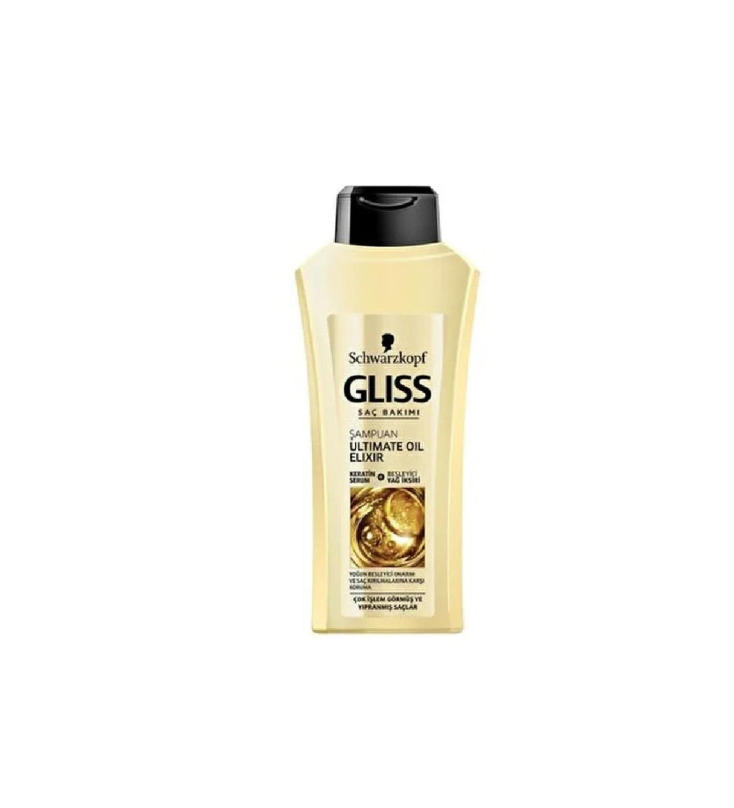 Gliss Shampoo Ultimate Oil Elixir Heavily Processed and Damaged Hair 400 Ml