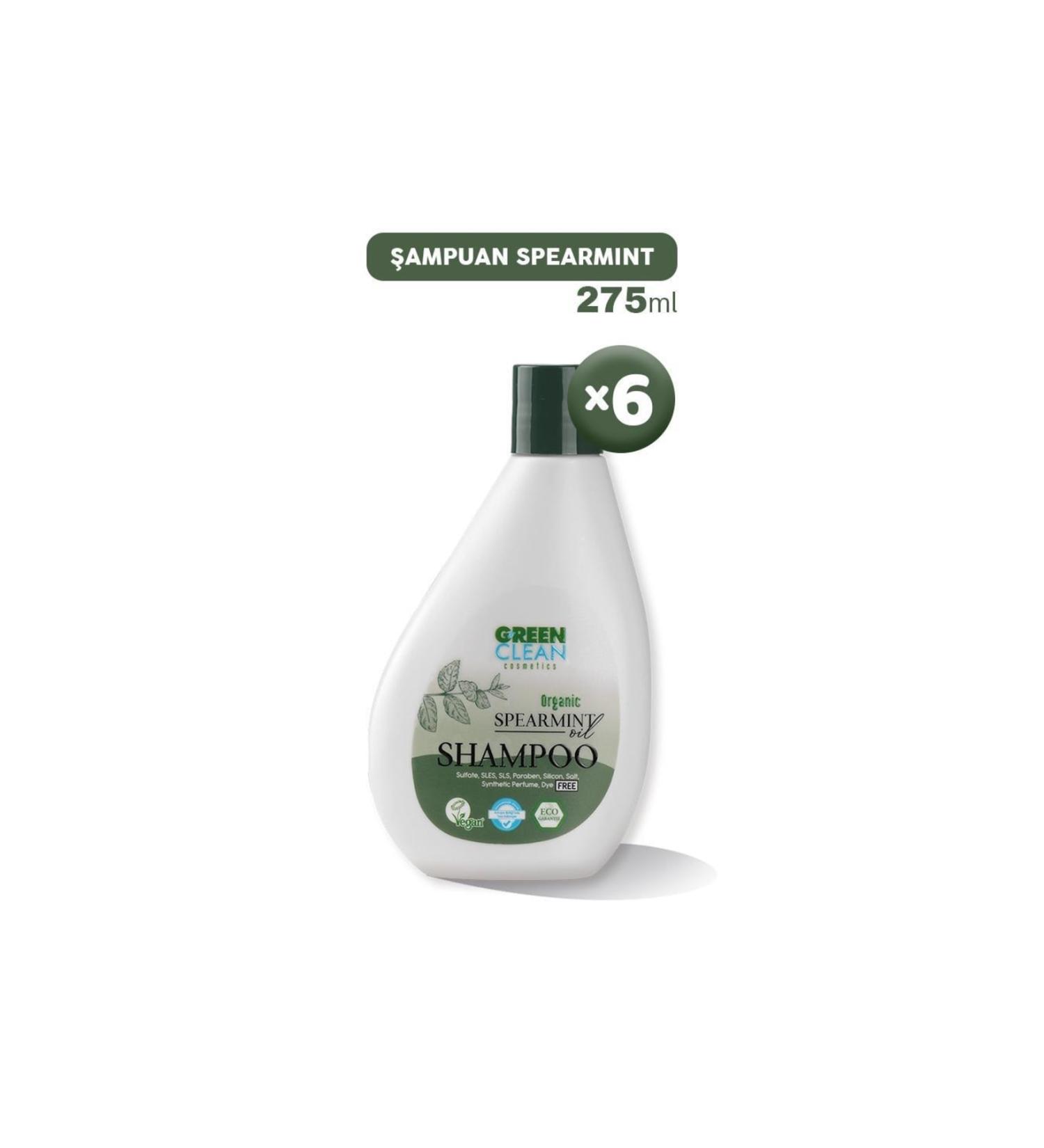 Green Clean Shampoo Spearmint 275 Ml