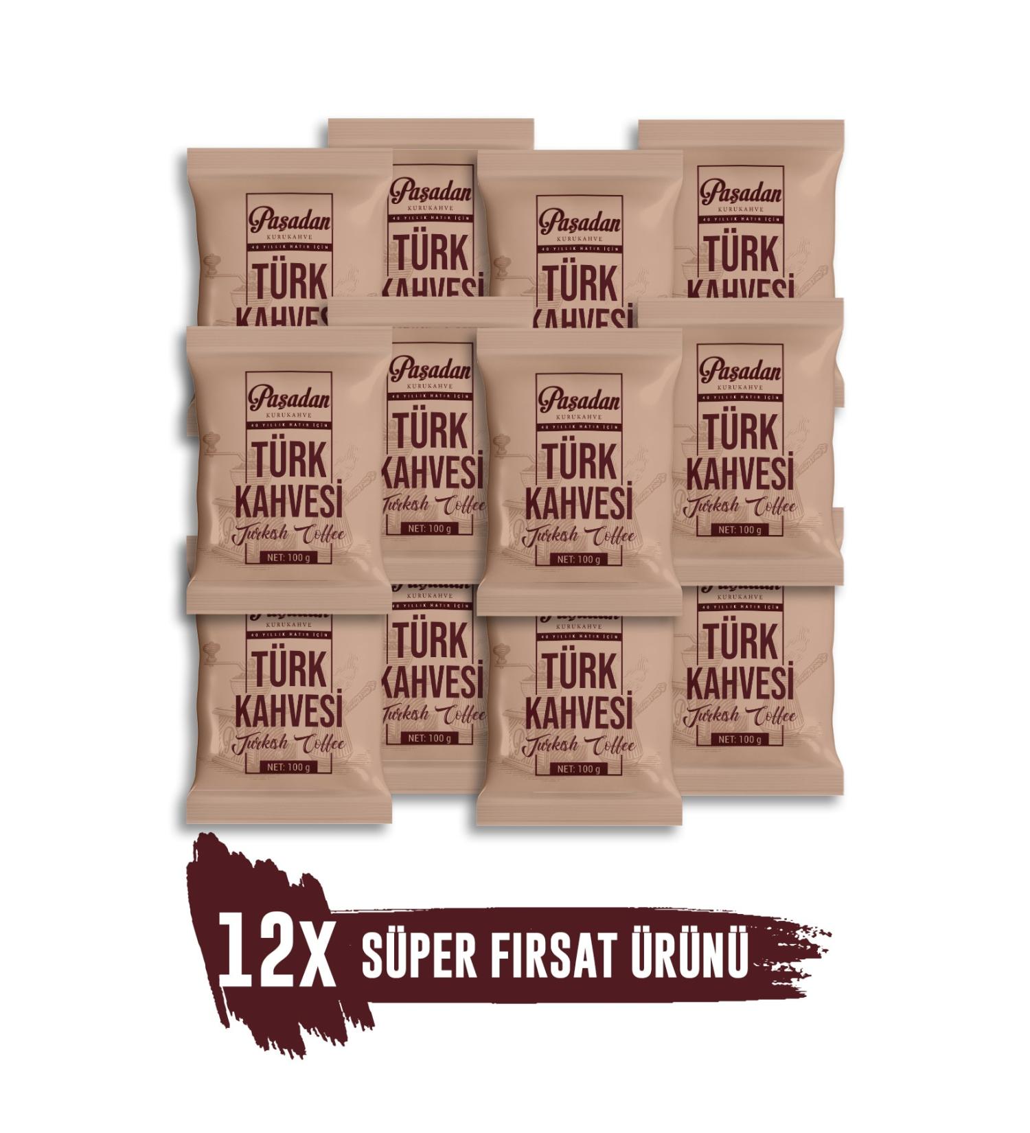 Coffee from Pasha (12x100gr) Turkish Coffee from Pasha