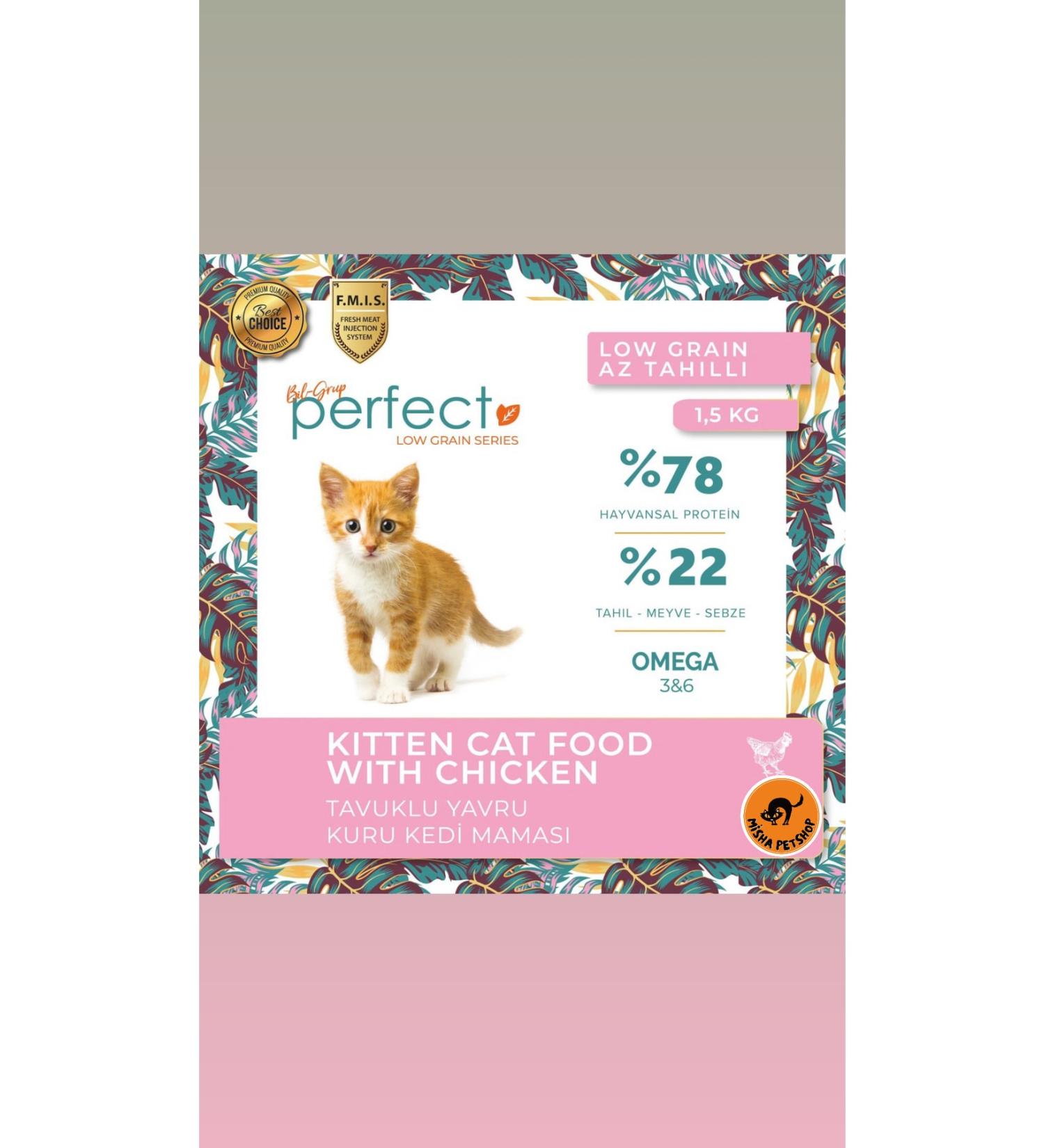 PERFECT Chicken Kitten Food 1.5 Kg