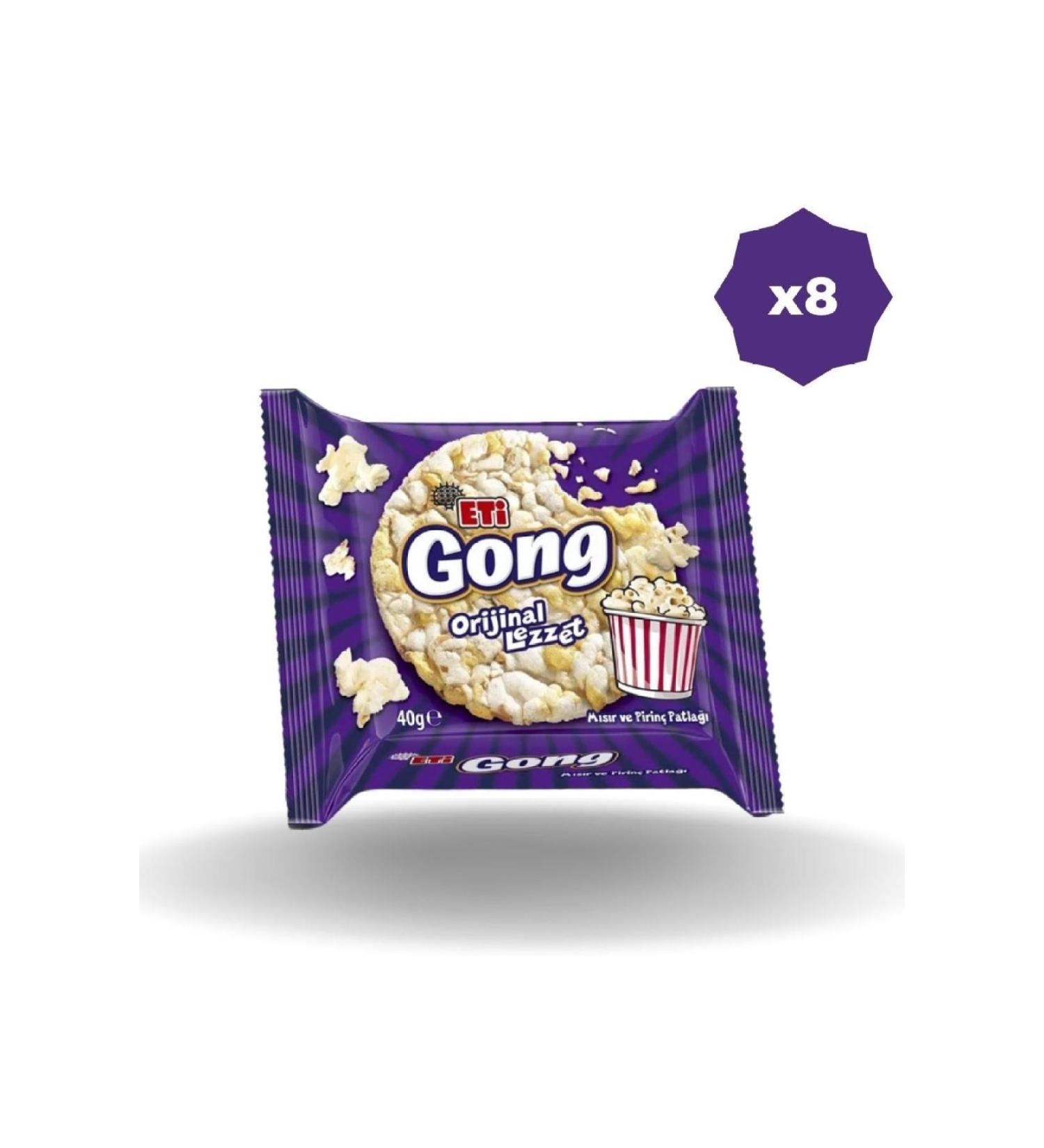 Eti Gong Plain 40 Gr X 8 Pieces