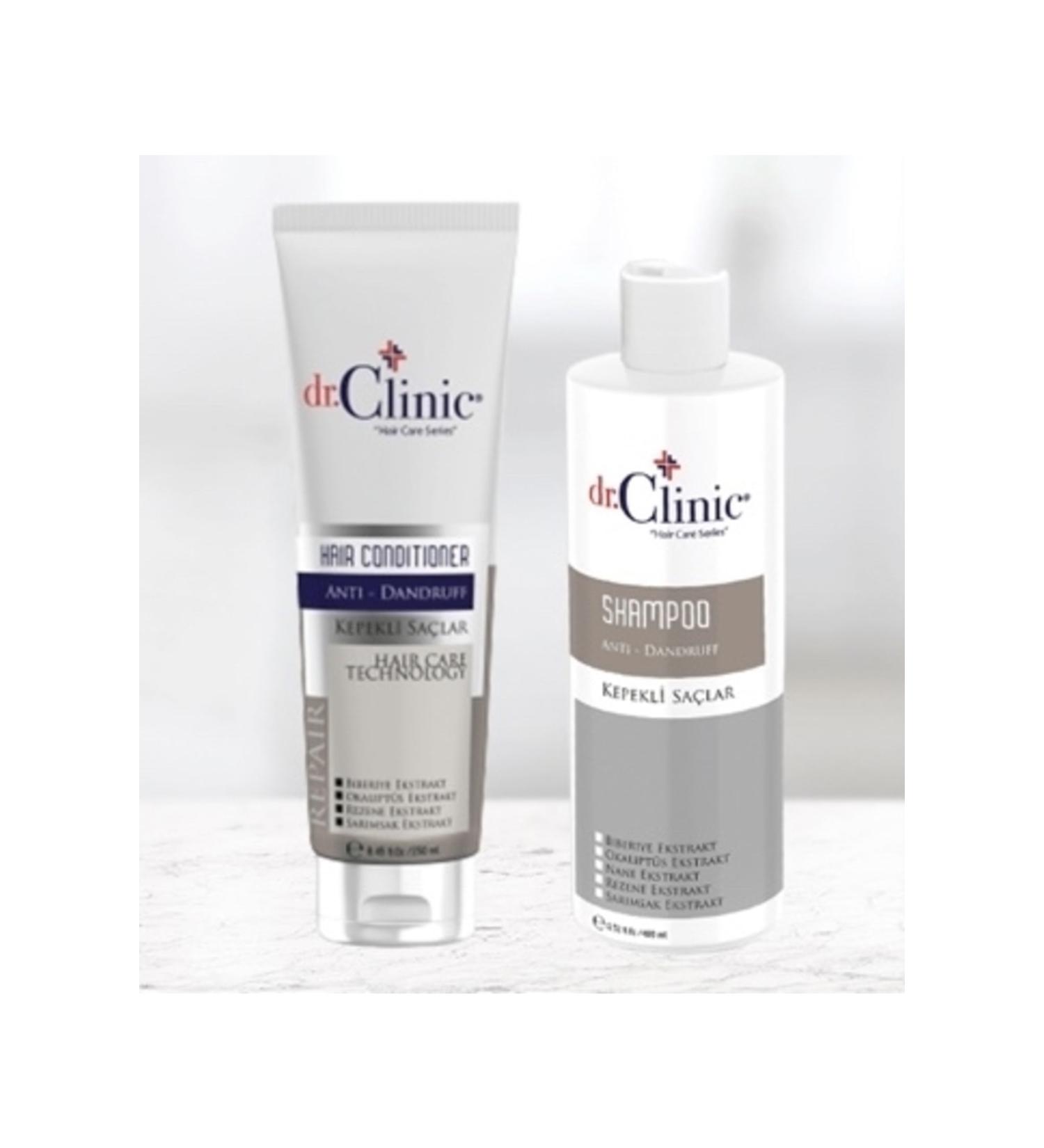Dr. Clinic Conditioner and Shampoo for Dandruff Hair