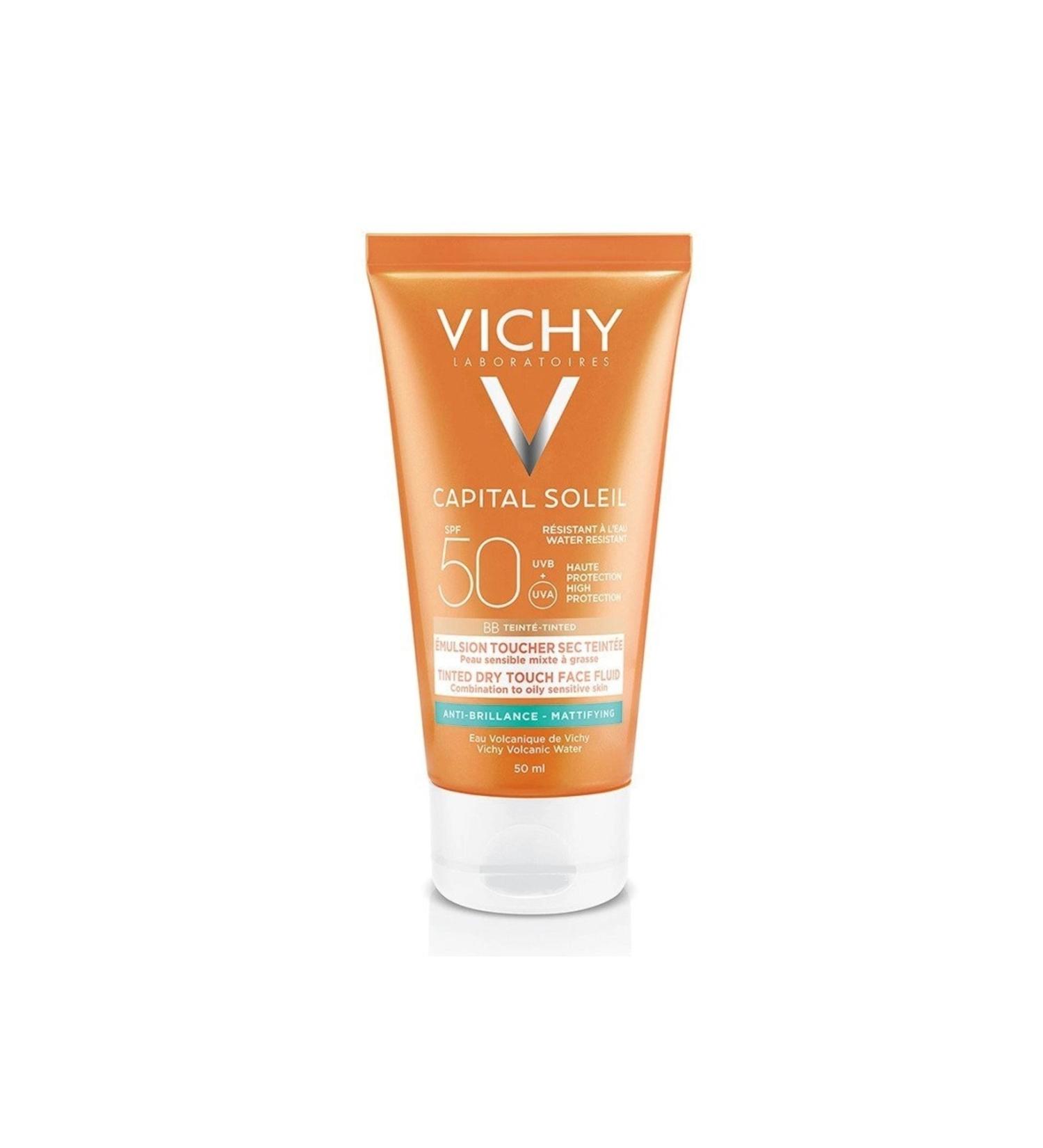 Vichy Ideal Soleil Spf 50+ Sunscreen Bb Face Emulsion 50ml Tinted
