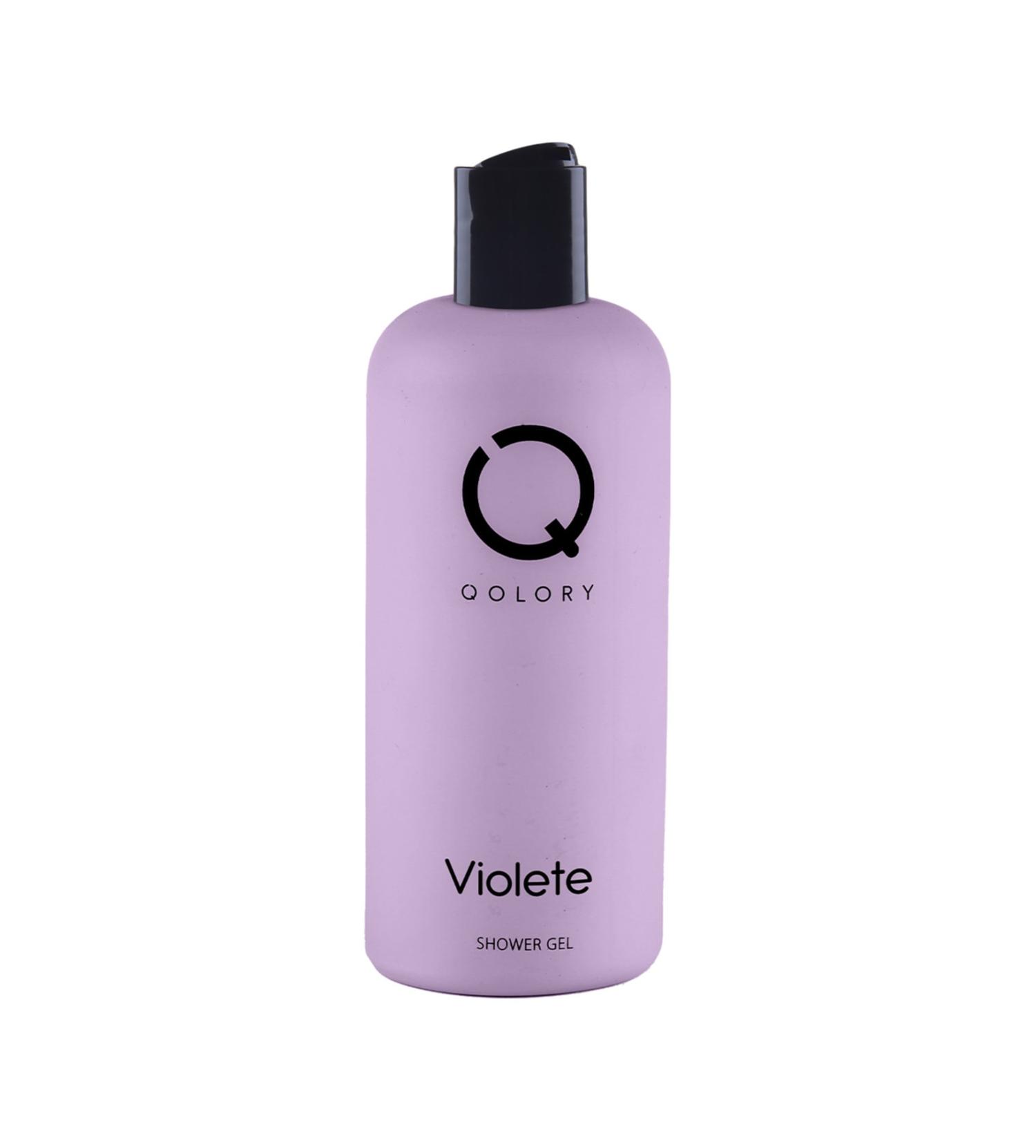 Qolory Violete Bath and Shower Gel 400 ml - Shower Gel
