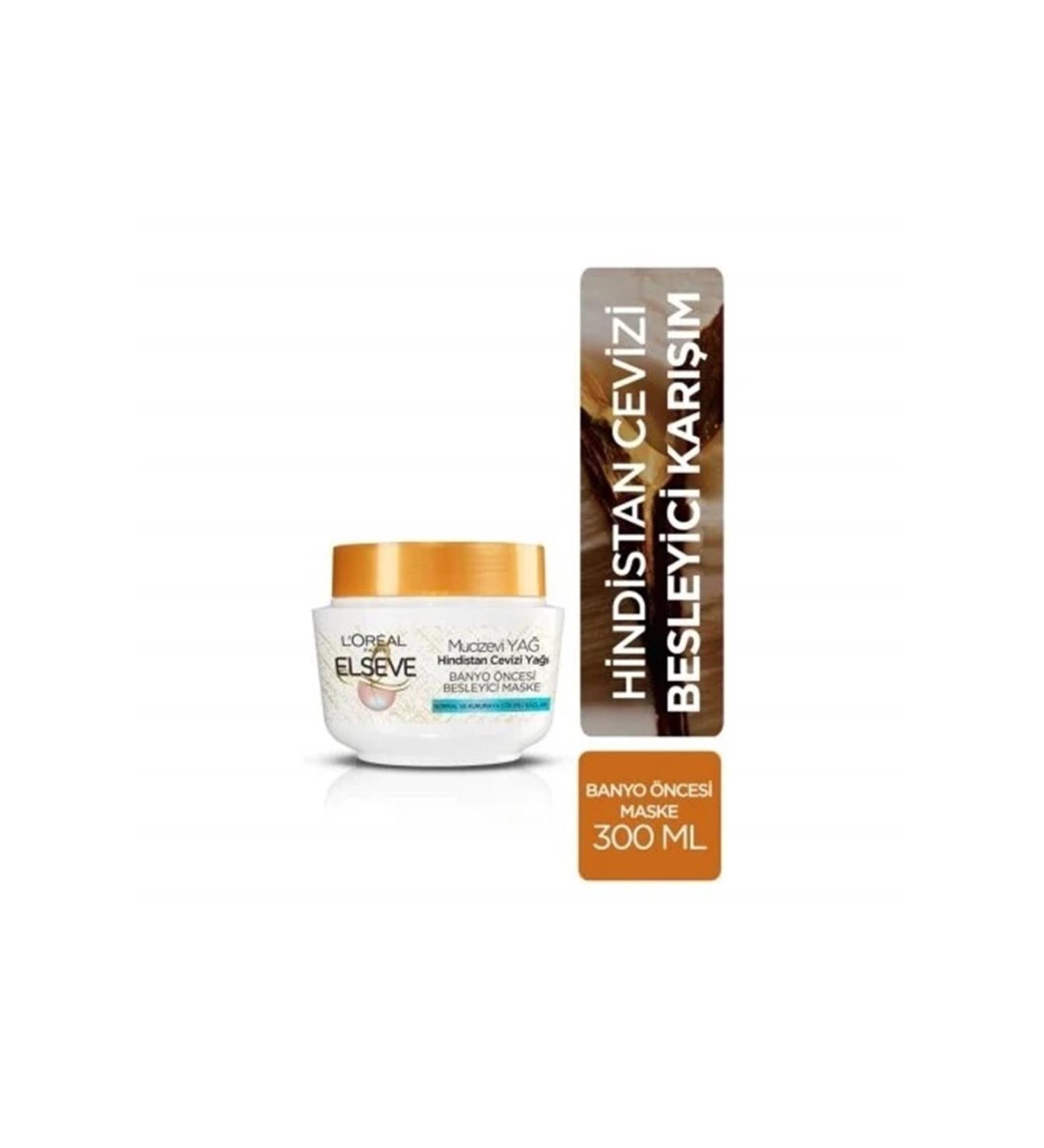 Elseve L'oreal Paris Coconut and Precious Oils Pre-Bath Hair Mask 300 Ml - Buy Online on GoSupps.com