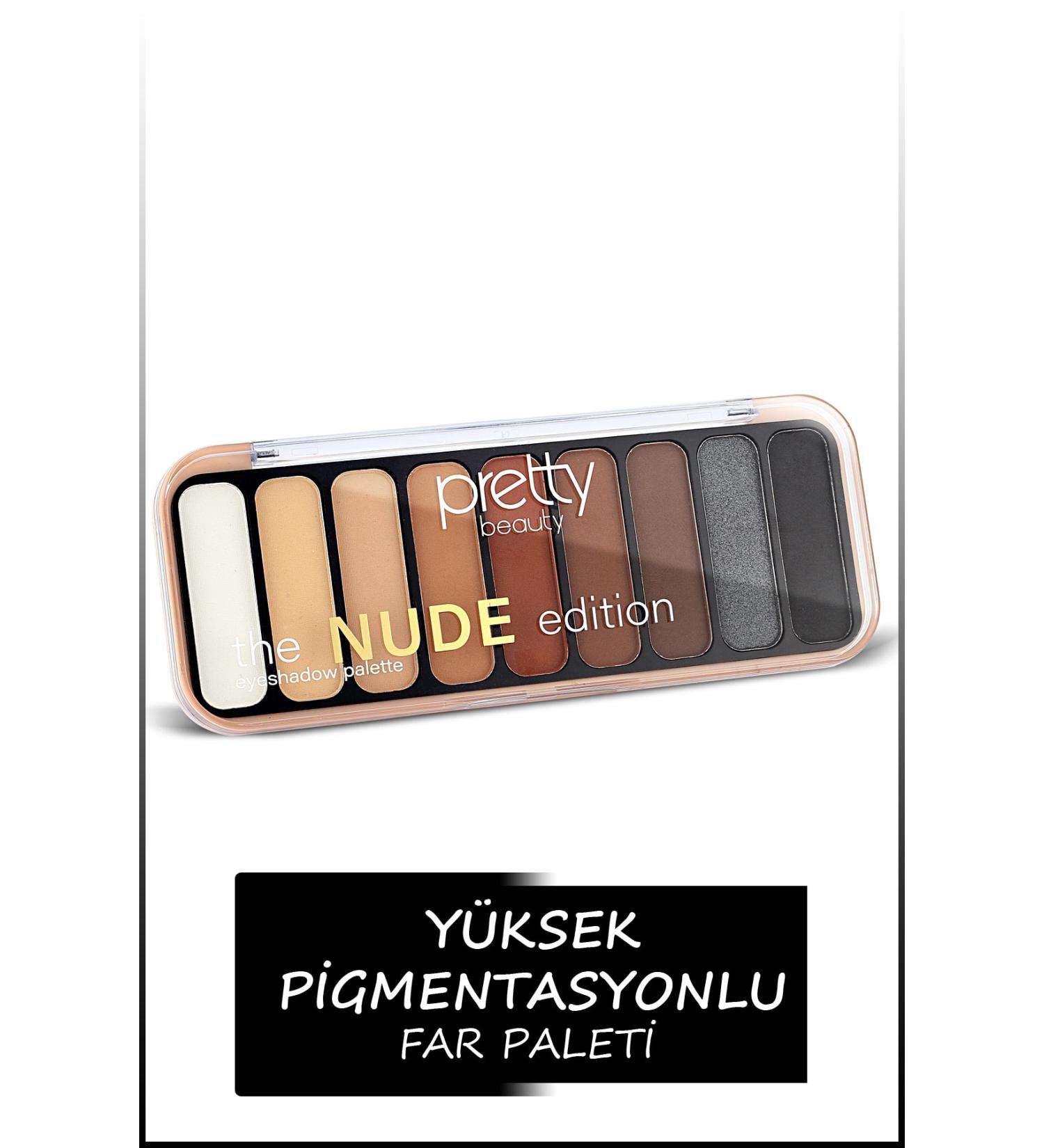 Pretty Beauty 9-Pack Eyeshadow Nude Edition Eyeshadow Palette - Buy Online on GoSupps.com