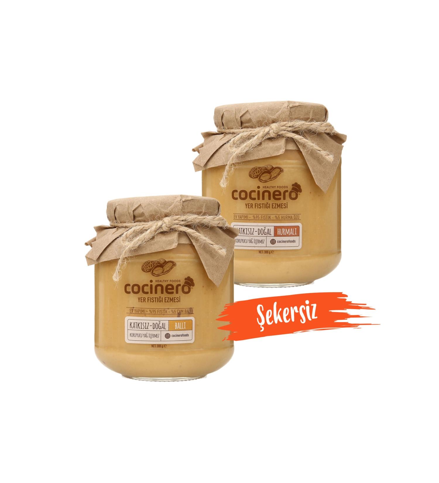 Cocinero Foods Advantageous Package Additive-Free Honey Peanut Butter 300 Gr-Date Peanut Butter 300 Gr