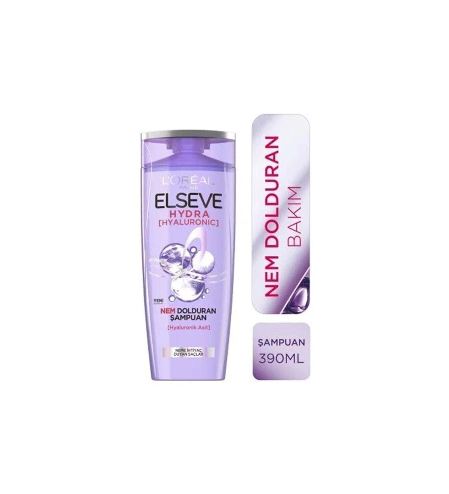Elseve Loreal Paris Hydra Hyaluronic Moisture Filling Shampoo 390ml - Buy Online on GoSupps.com