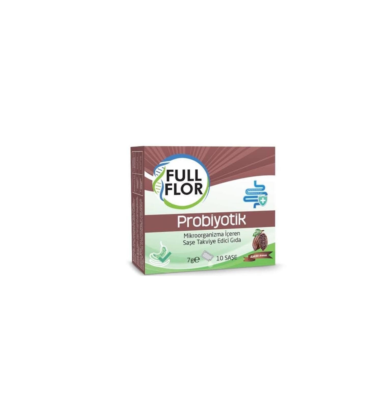 FULLFLOR Probiotic Cocoa Flavored 10 Sachets