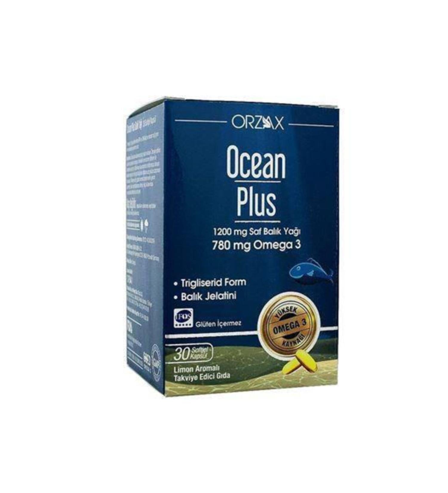 Orzax Ocean Plus 1200 Mg 30 Capsules
