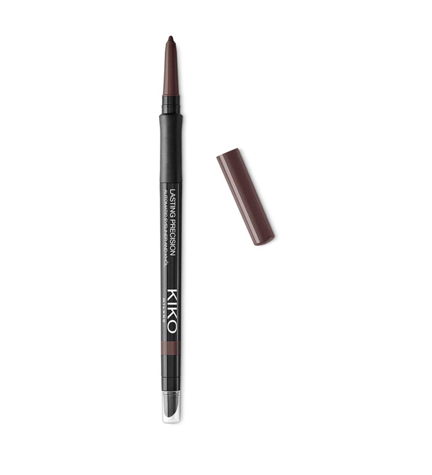 KIKO EYE PENCIL - LASTING PRECISION AUTOMATIC EYELINER & KAJAL 13 DARK CHOCOLATE 0.35 GR 8025272616386