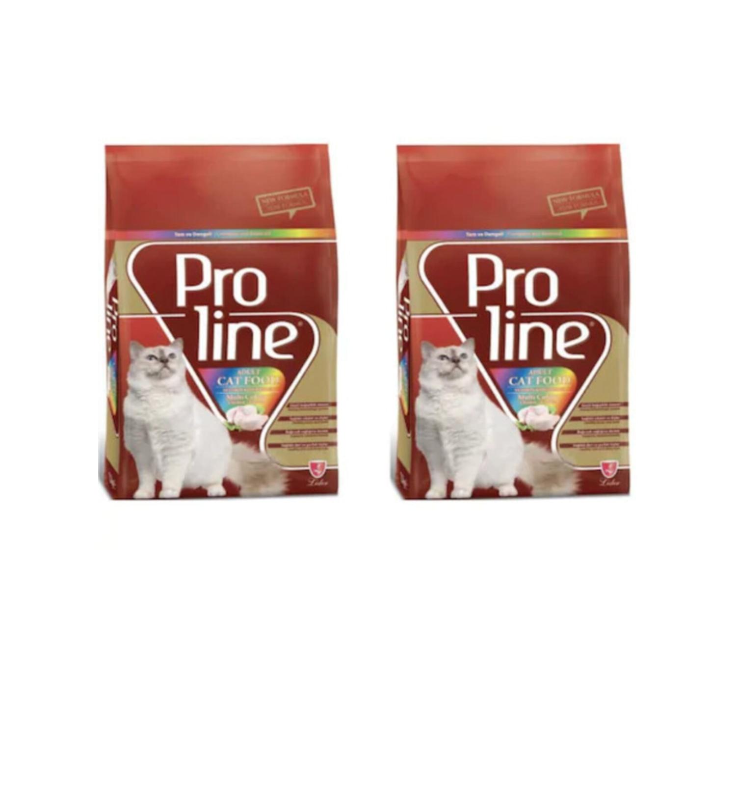 Proline Multicolor Chicken Cat Food 1.5 kg *2 Pieces