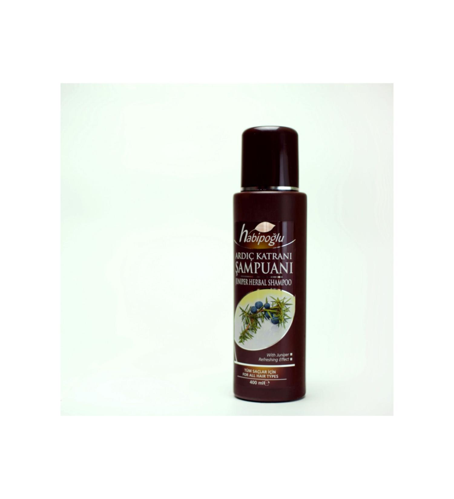 Herbal Juniper Tar Natural Shampoo with Habipo lu & Sabuncu Abla Guarantee