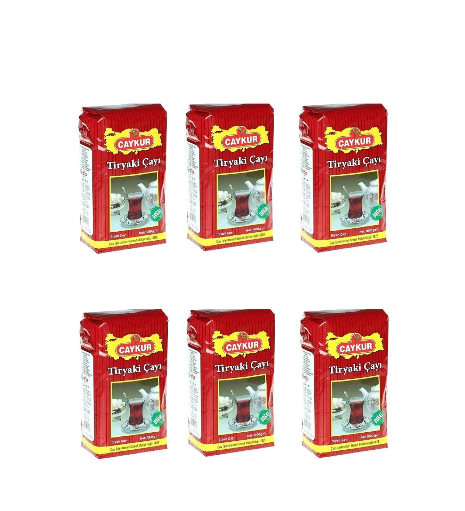 aykur Tiryaki 1 Kg Loose Tea X 6 Pieces