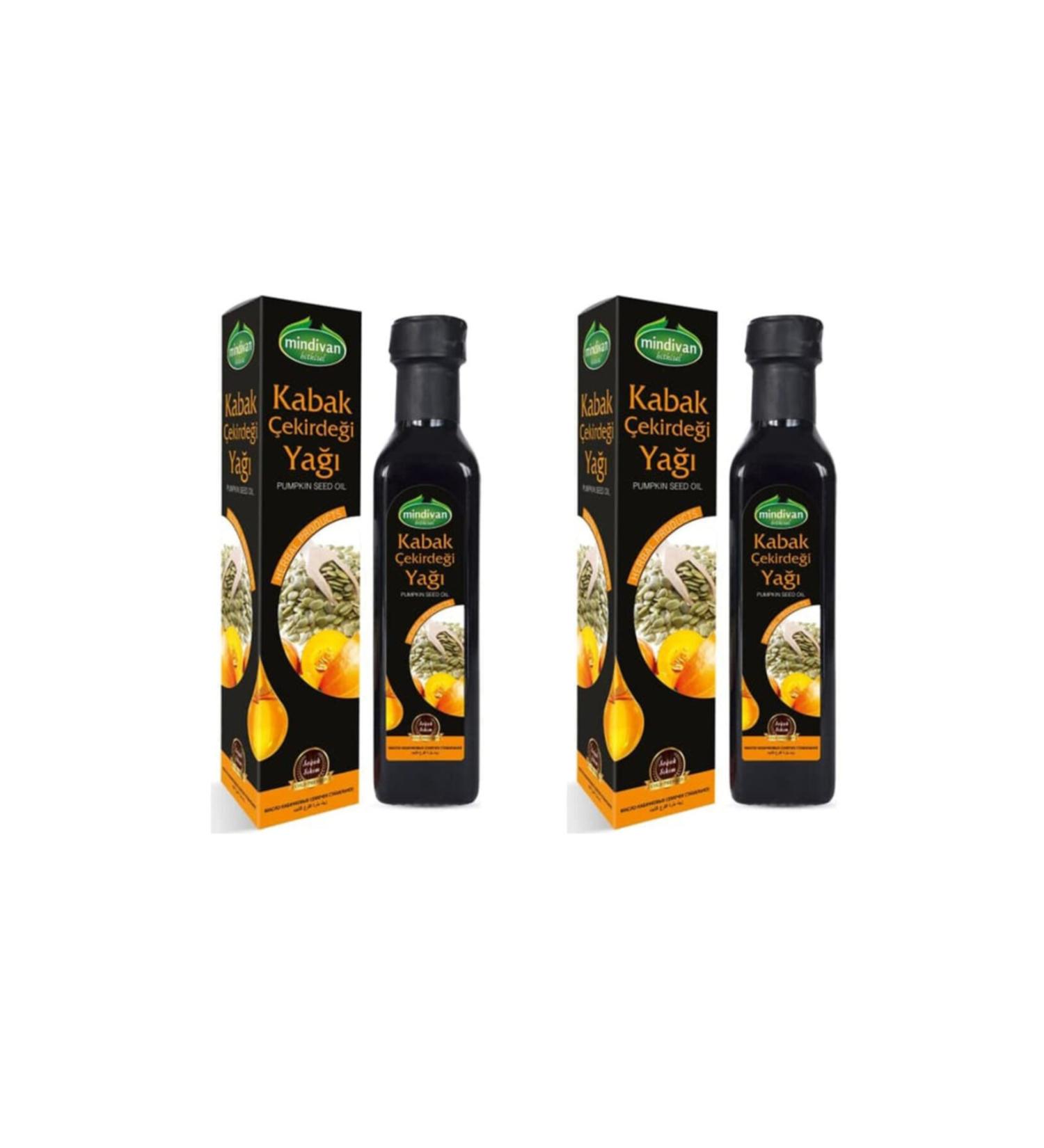 Mindivan Pumpkin Seed Oil 250 Cc X 2 Pieces