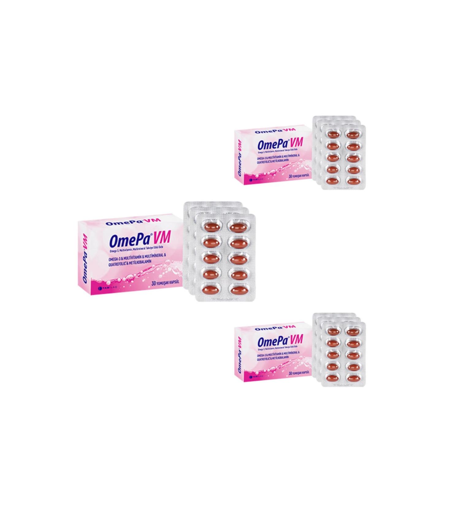 Omepa Omepa Vm 30 Capsules X3 Pieces