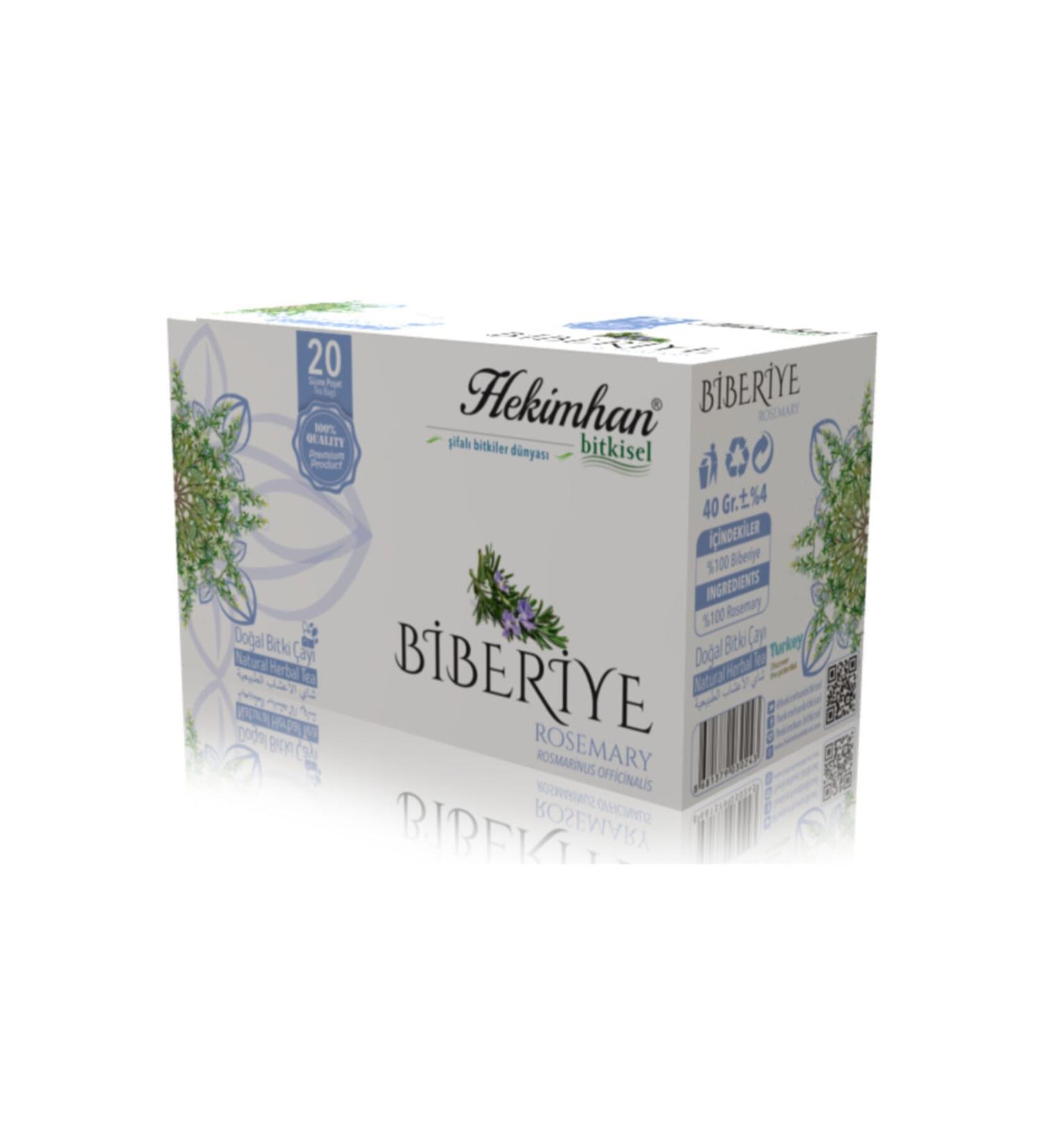 Hekimhan Rosemary 20-Pack Filtering Tea Bag Herbal Tea Bag Brewed Herbal Tea