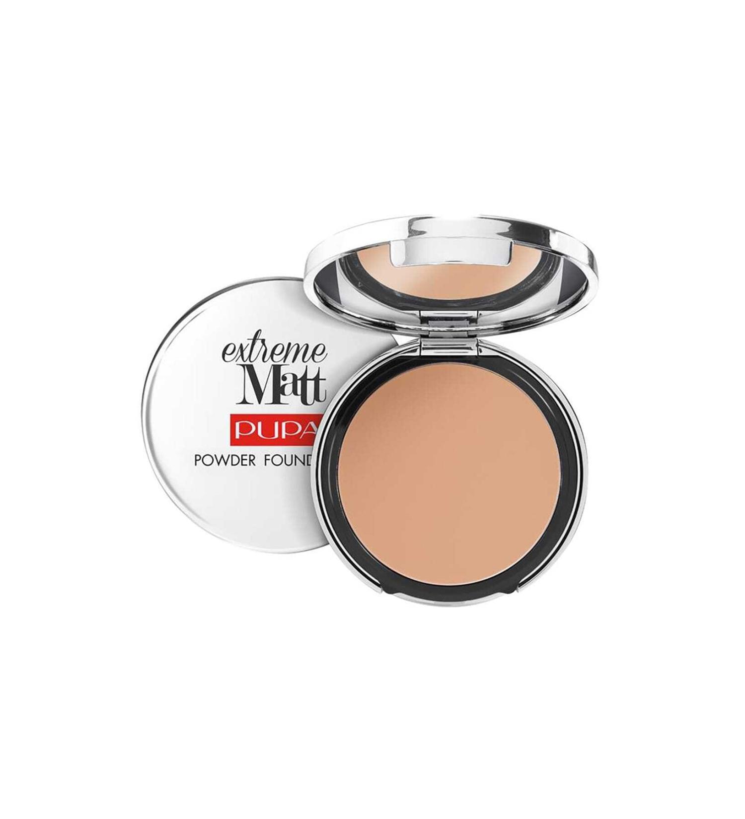 Pupa Milano Foundation - Extreme Matt Compact Powder Foundation 070 Sandy Brown 8011607208647