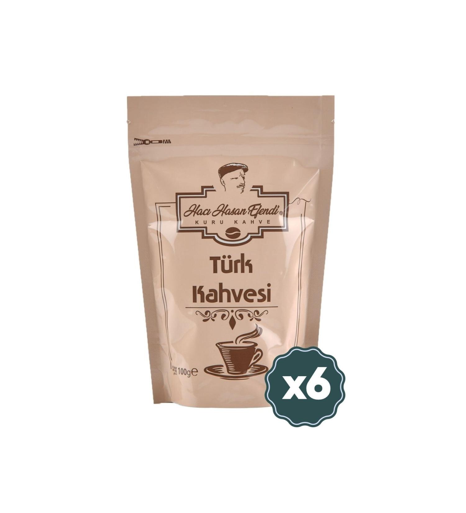 Bayburt Dried Fruits Hac Hasan Efendi Turkish Coffee 100 gr *6
