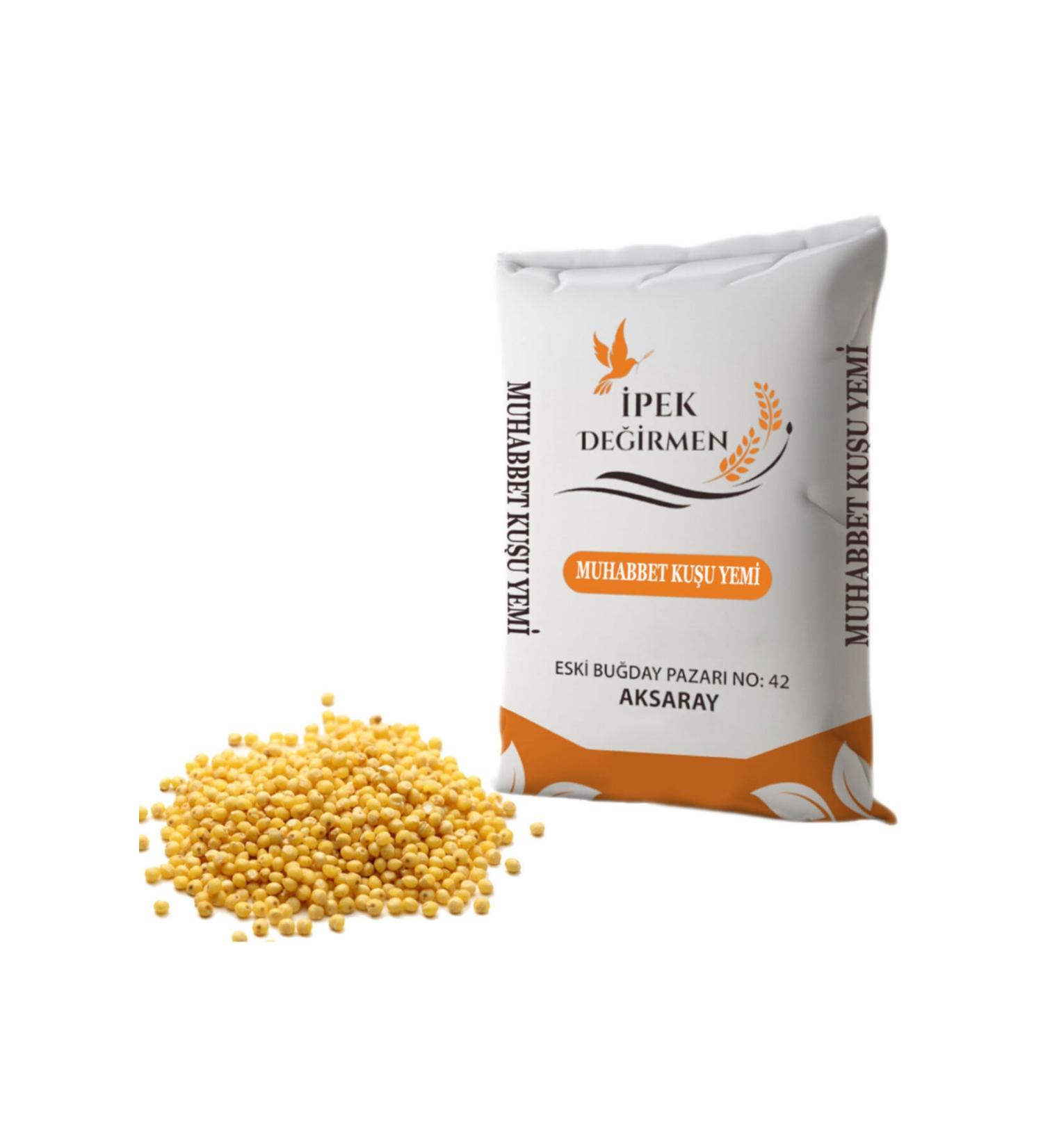 pek De irmen 5 Kg Yellow Millet Budgie Food Plain Dust-Free
