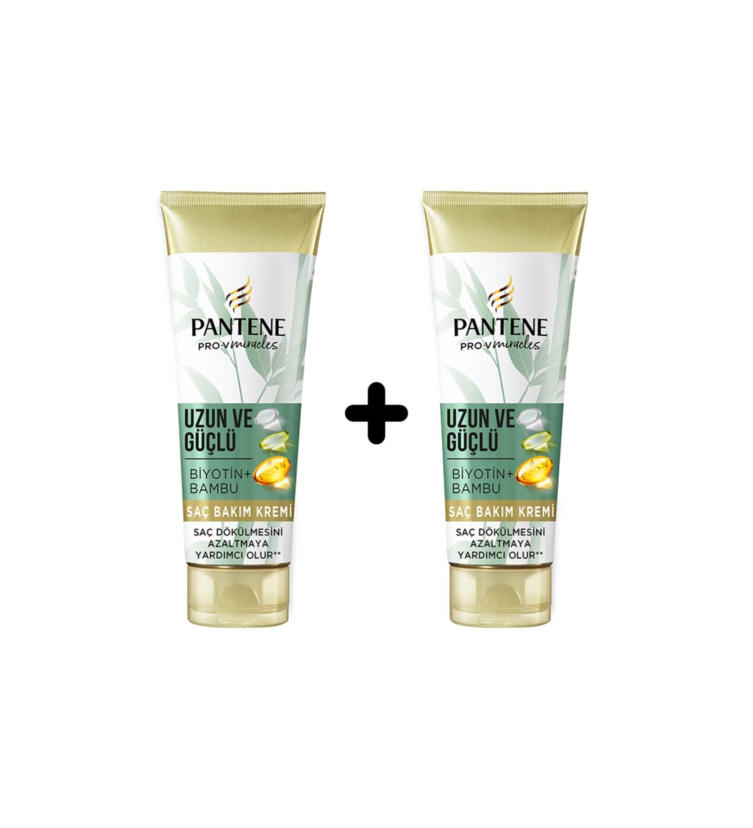Pantene Long and Strong Hair Care Cream Bamboo and Biotin 2-Pack (2X275 ML) - Buy Online on GoSupps.com