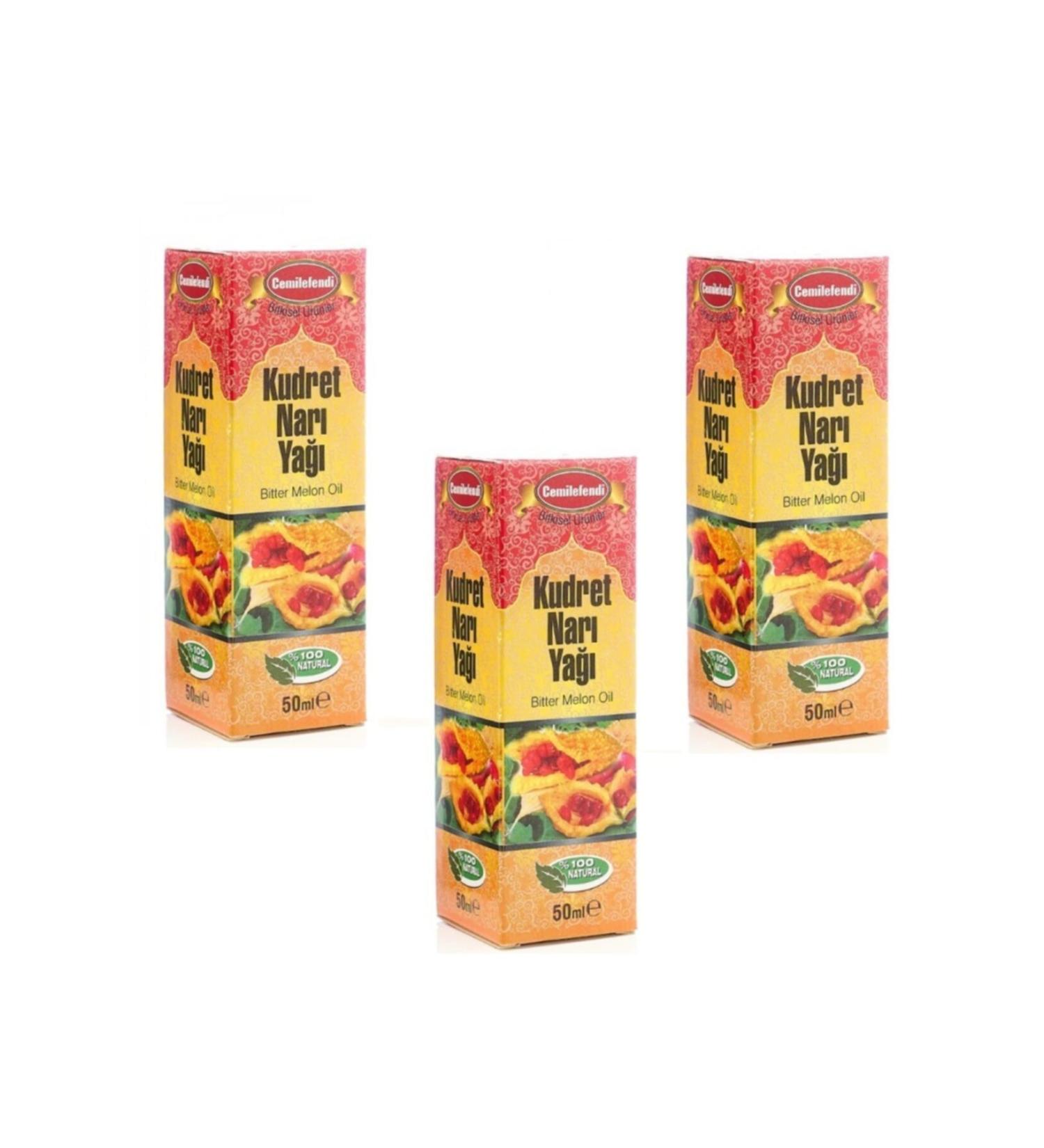 Cemil Efendi Cemilefendi Bitter Melon Oil 3 Pieces 50 ml